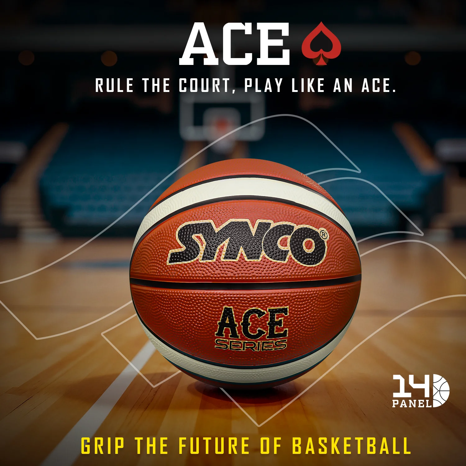 ACE 14 Panel Unique Basketball (Size-7) - Image 3