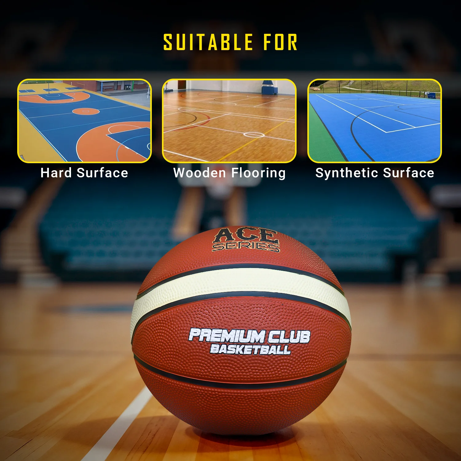 ACE 14 Panel Unique Basketball (Size-7) - Image 5
