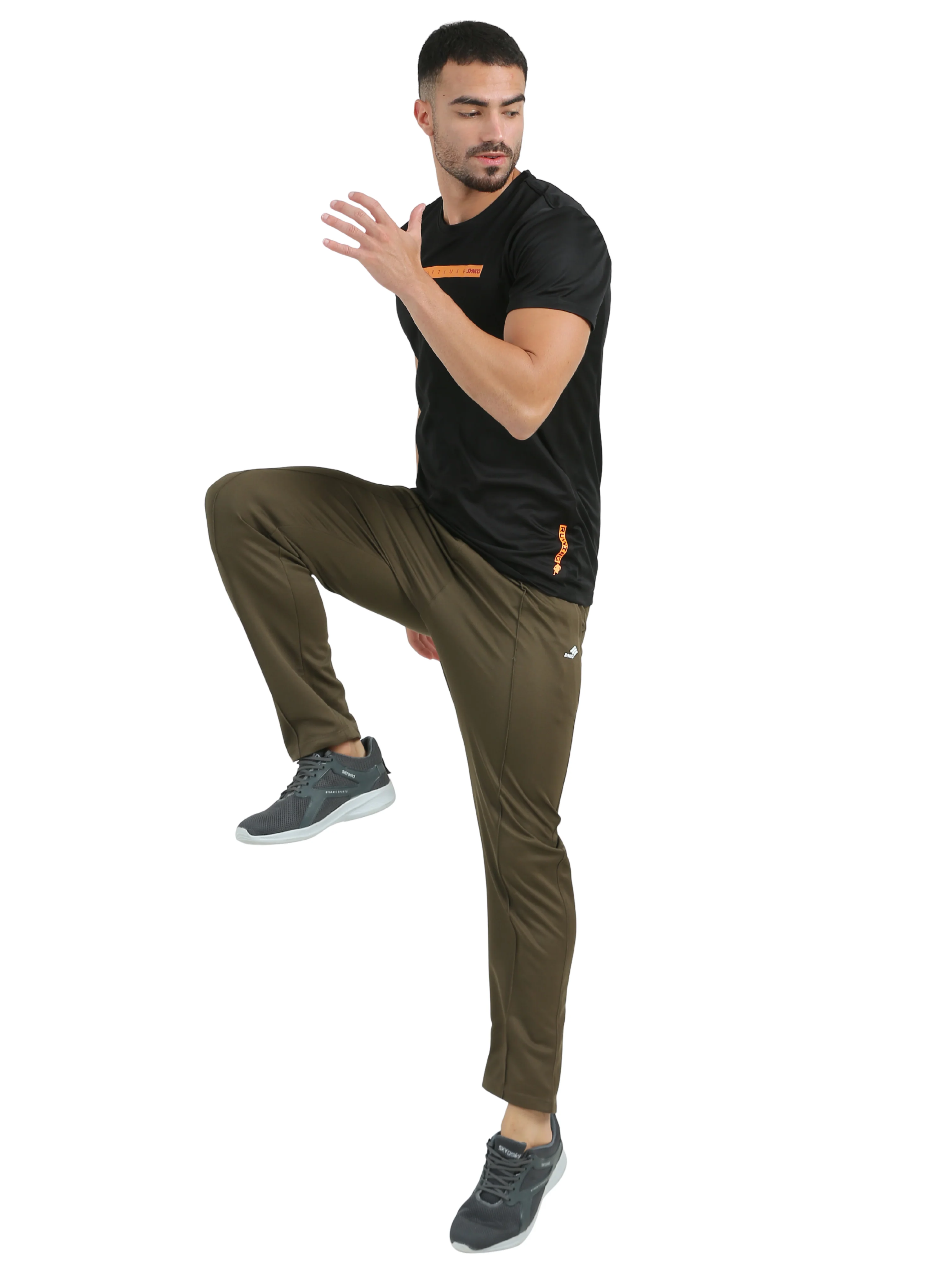 Synco Aeris Performance Trackpant for Men (Olive Green) - Ideal for Activewear, Running, Gymwear - Image 6