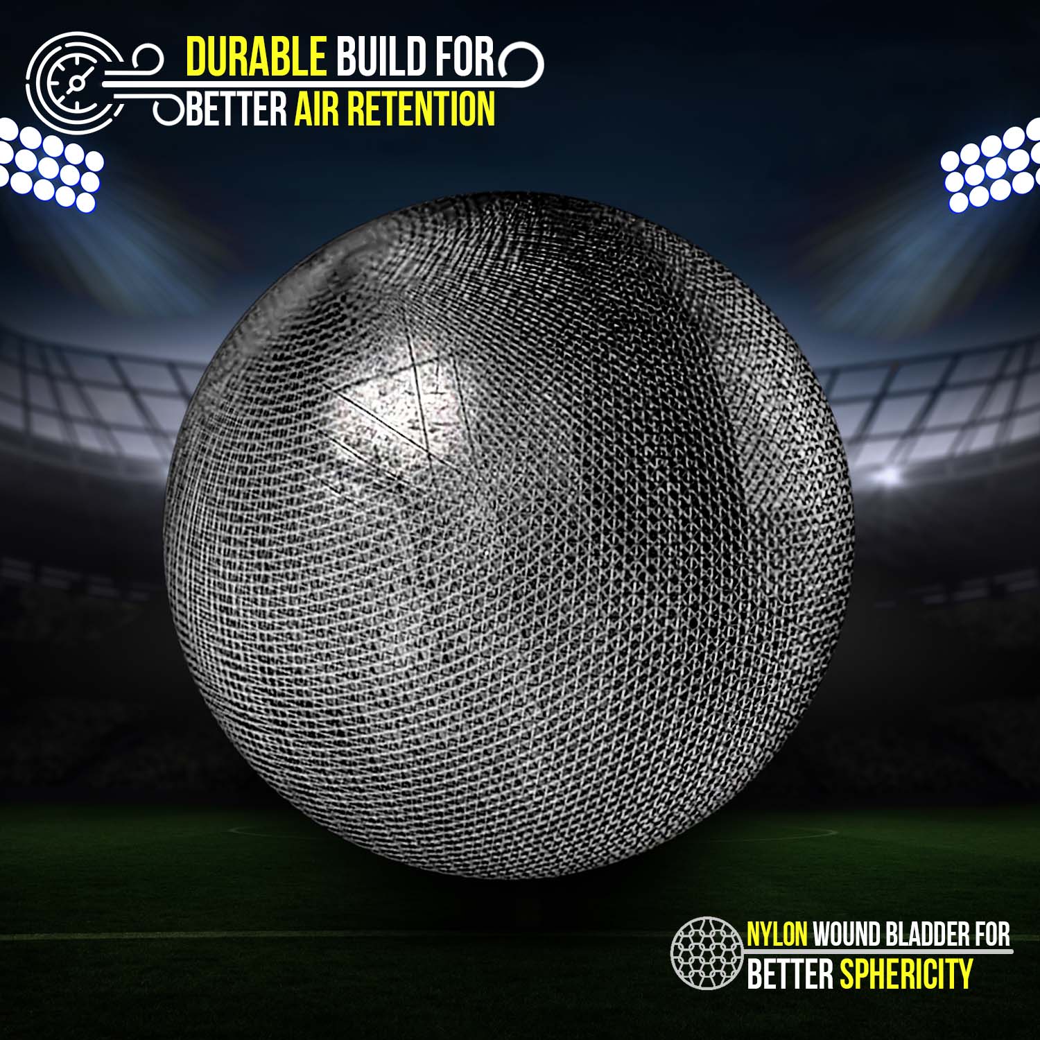 Synco Aero Thermobonded Football | TPU Professional Match Ball - Image 5