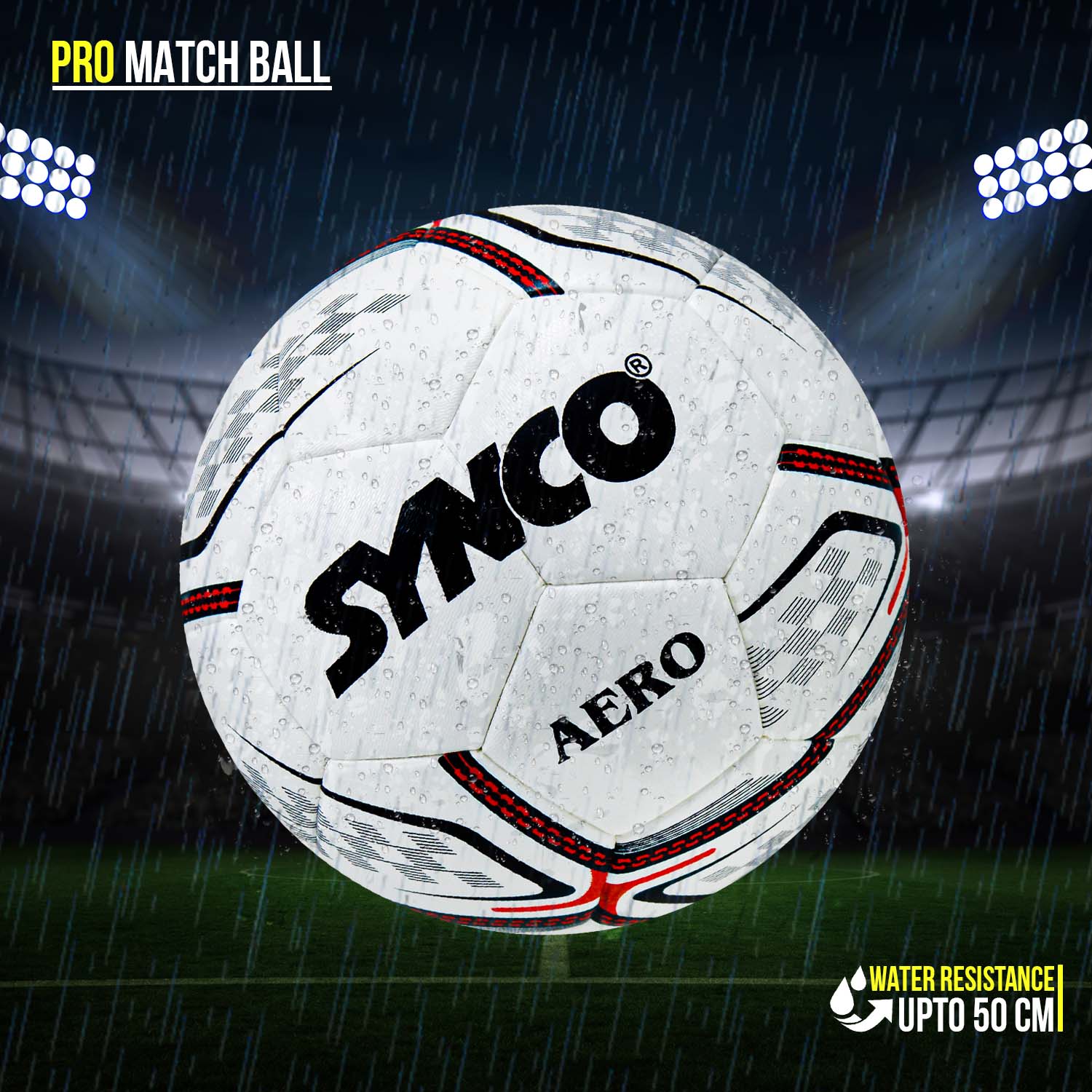 Synco Aero Thermobonded Football | TPU Professional Match Ball - Image 6