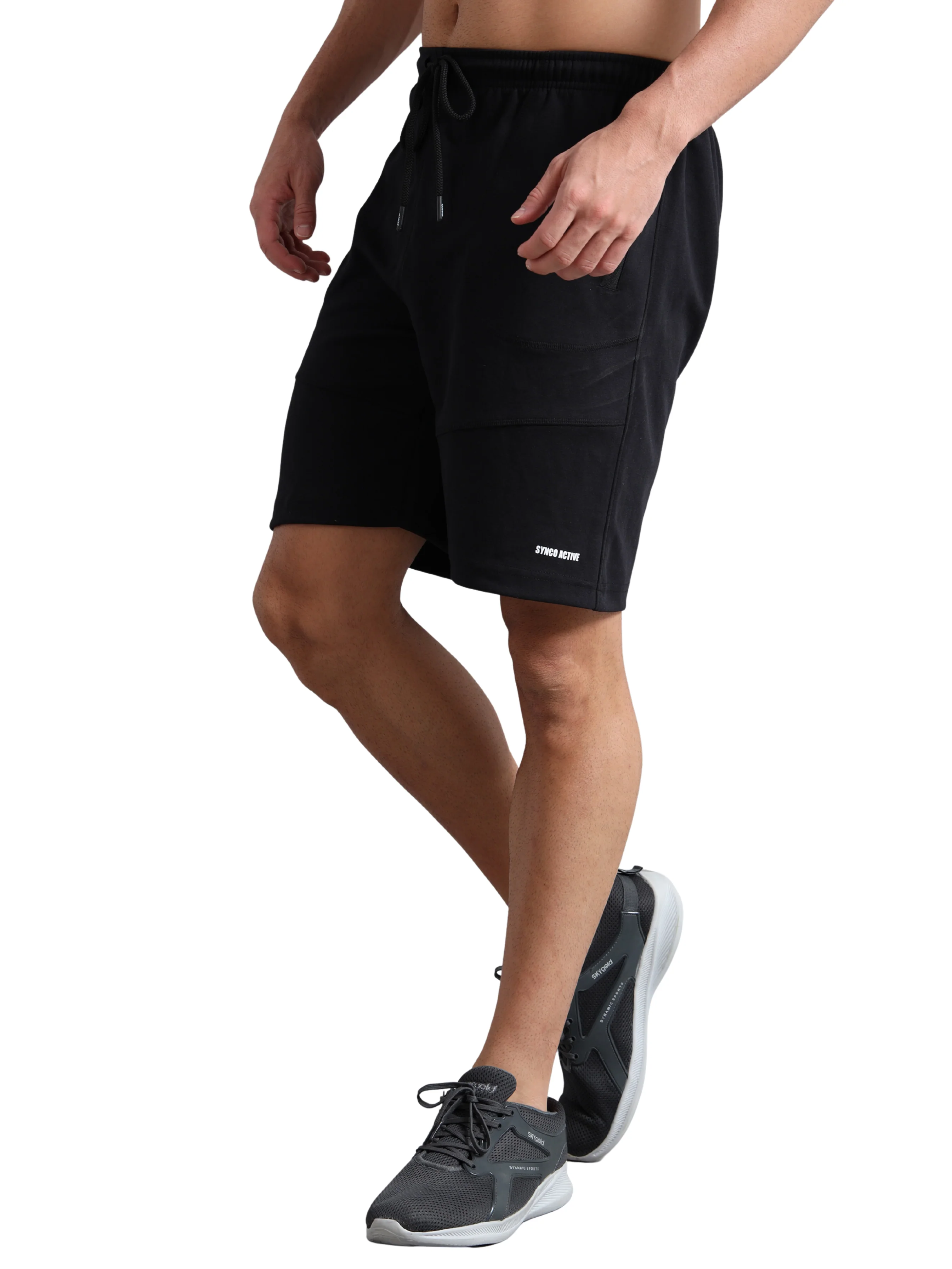 Synco AeroFlex Shorts For Men (Black) - Image 4