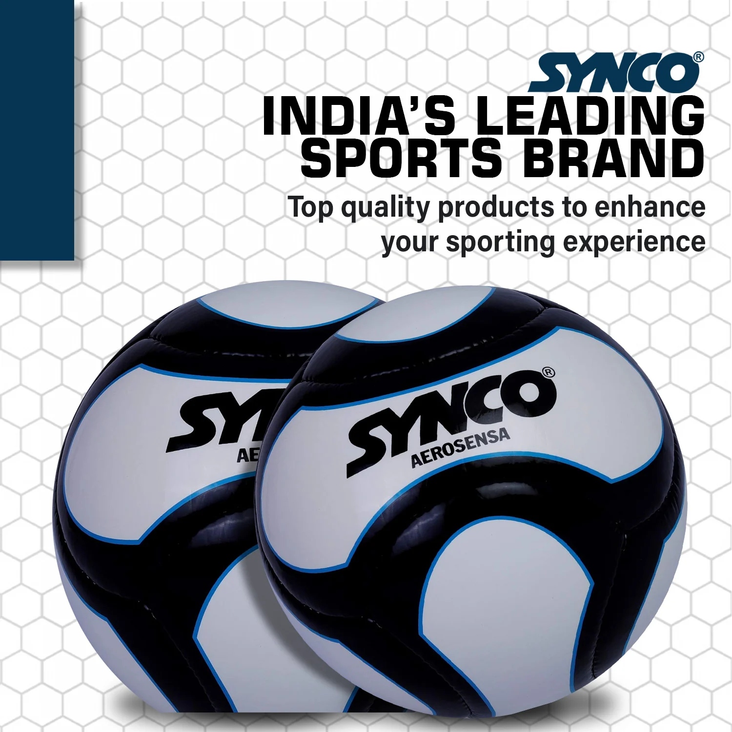 SYNCO Professional World Cup AEROSENSA TPU 6 Panel Football | Soccer Ball Size-5 - Image 6