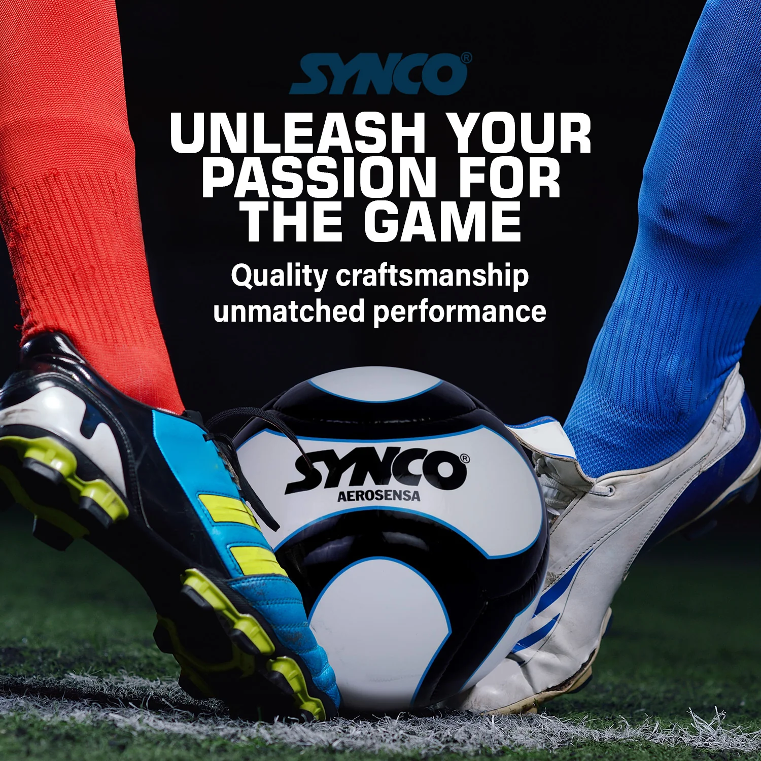 SYNCO Professional World Cup AEROSENSA TPU 6 Panel Football | Soccer Ball Size-5 - Image 7