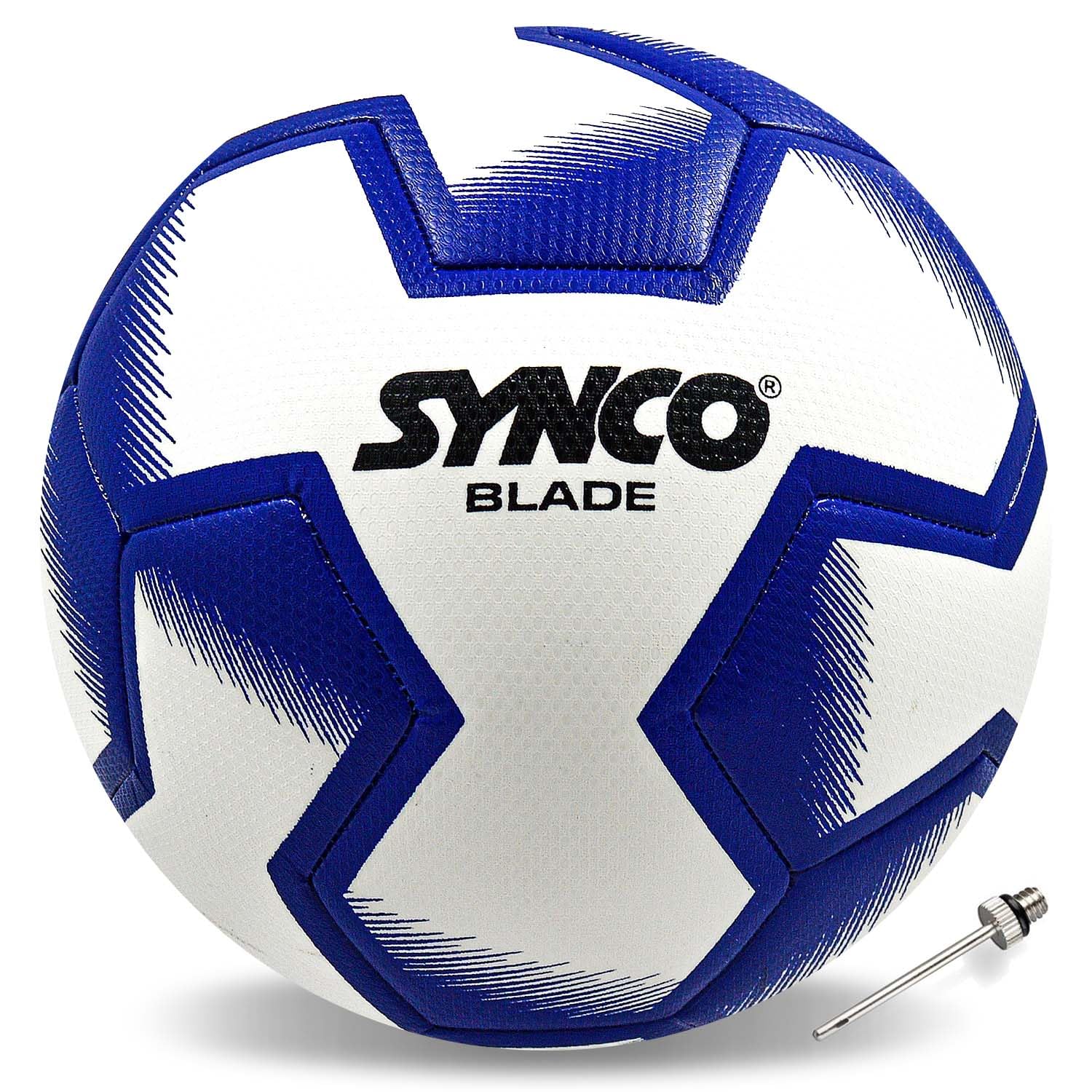 Synco Blade Hybrid Football TPU with Hydralock Tech (White)