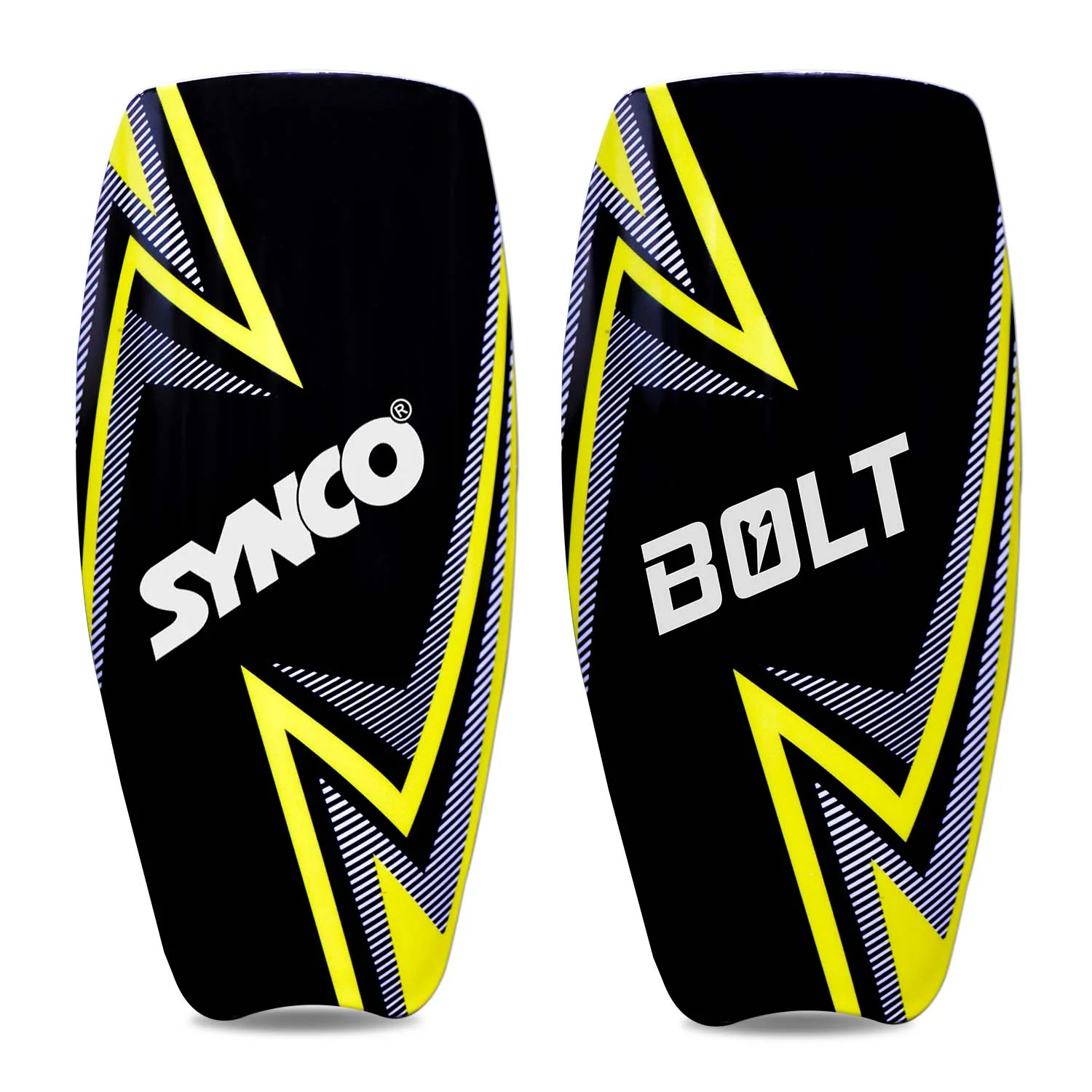 Synco Bolt Slipin Shin Guard Medium Size