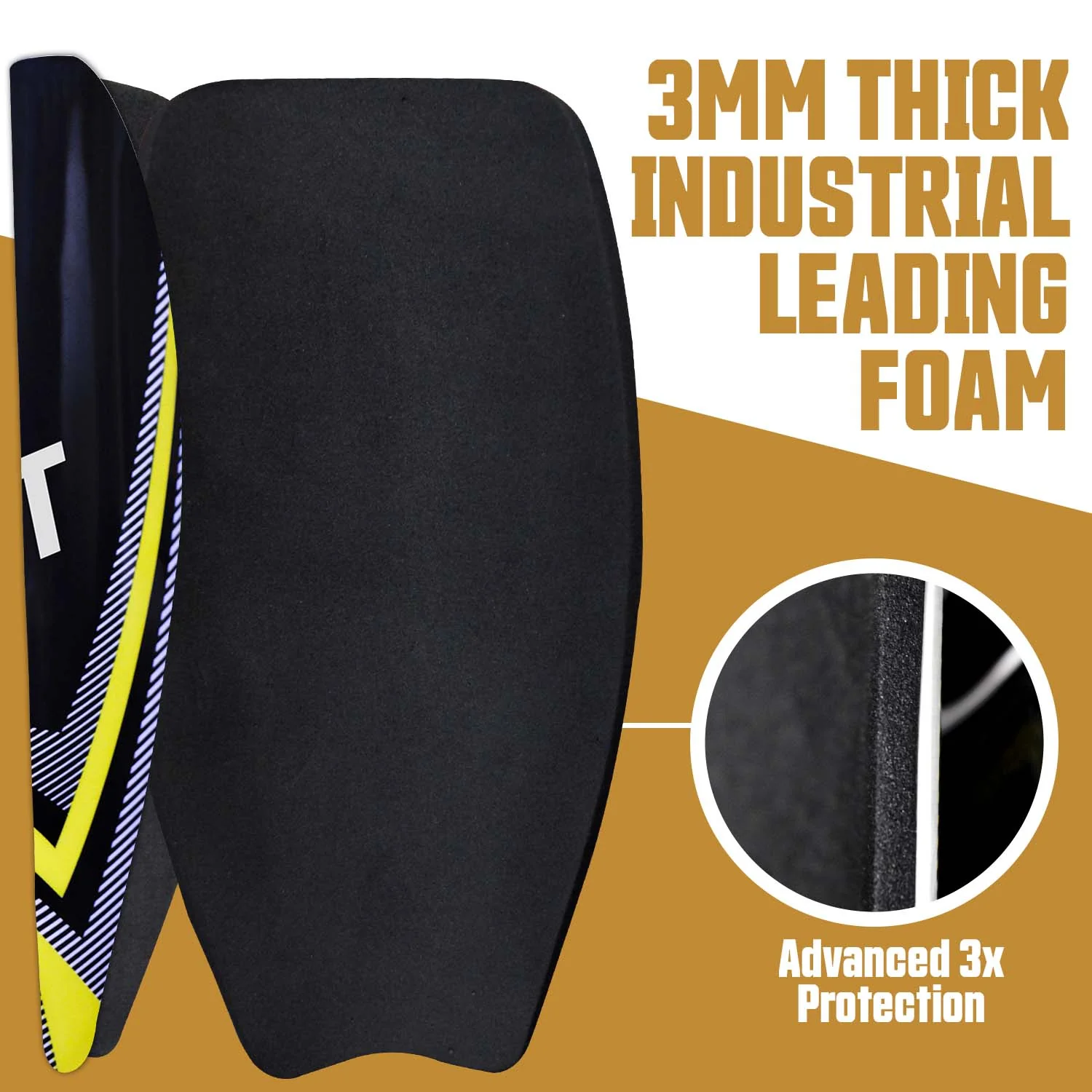 Synco Bolt Slipin Shin Guard Medium Size - Image 5