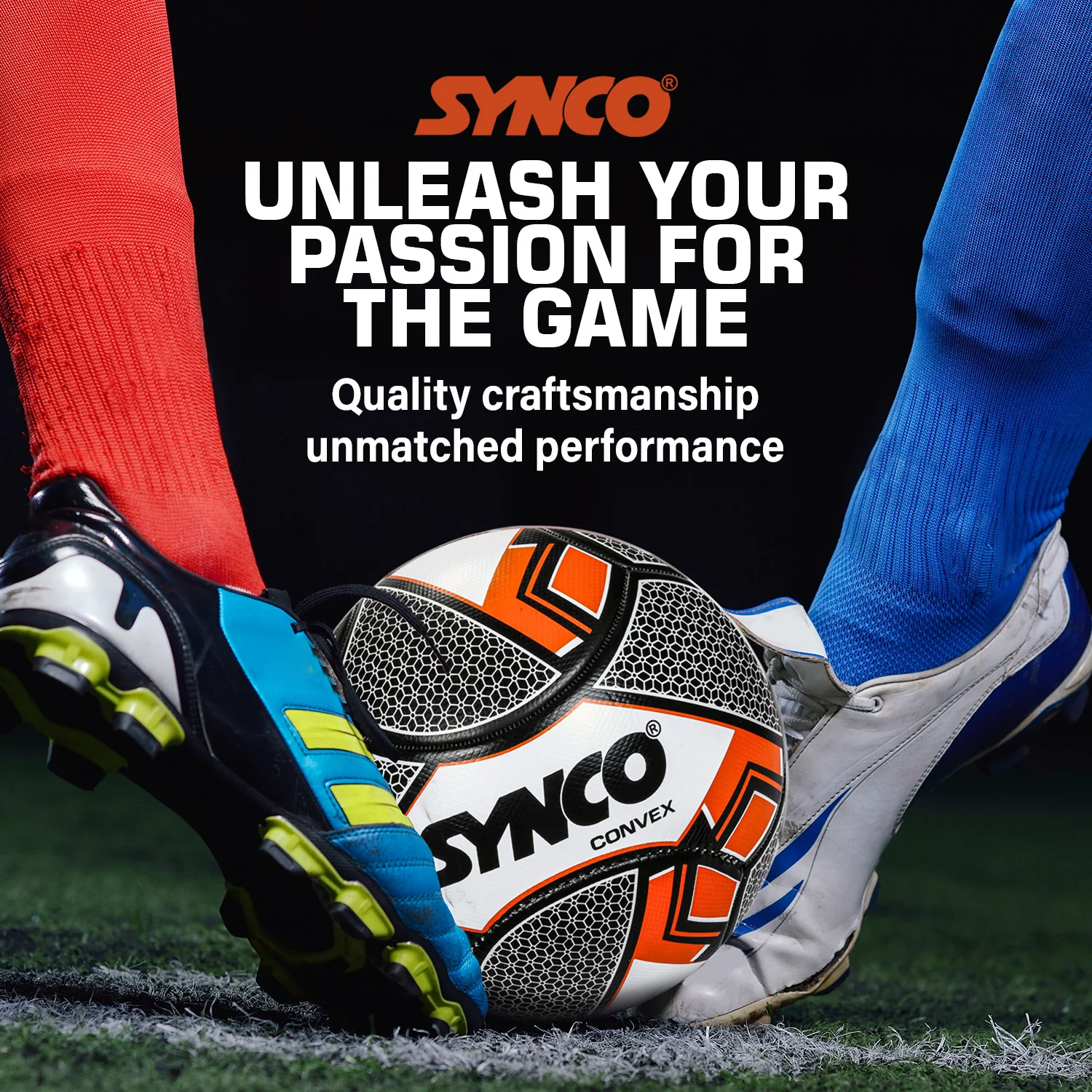 Synco Convex Football | Training Football | PVC Machine Stitched | Soccer Ball Size 5 - Image 7