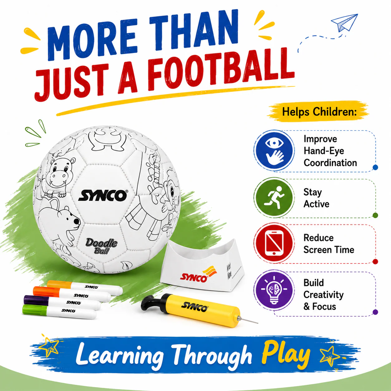 Synco Doodle Ball Animal Edition - Size 2 - Image 6