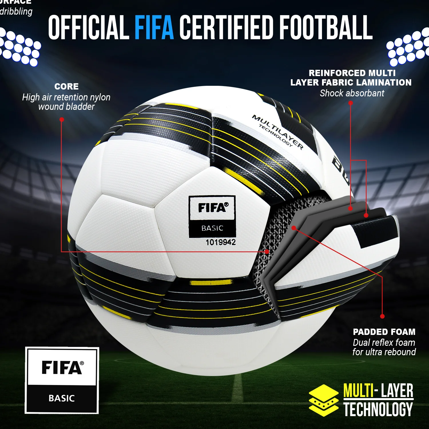 FIFA Approved Football Bolt Thermobonded | Synco - Image 4
