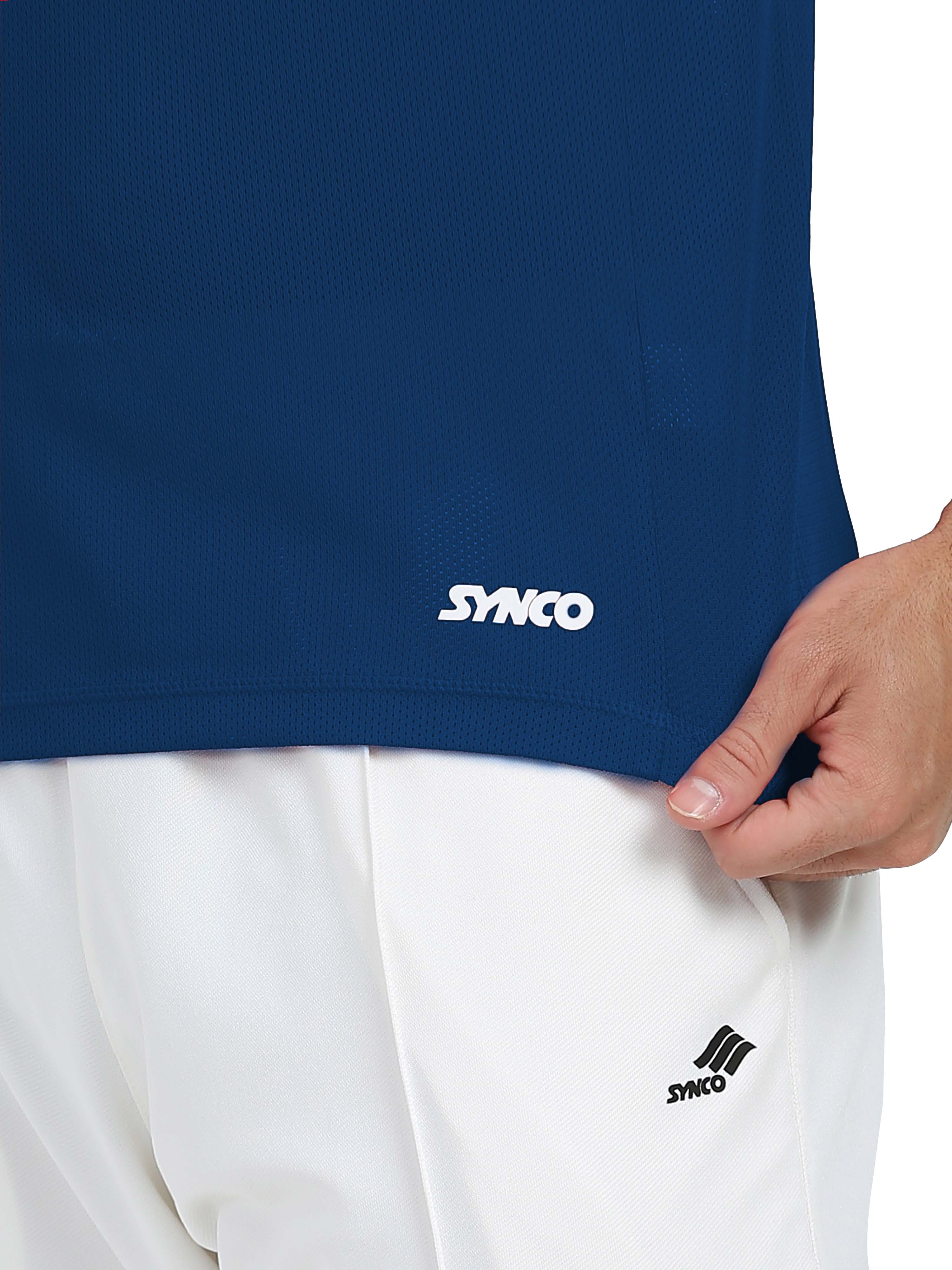 Synco Flo Fit Sports Tshirt For Men(Blue) -Sportswear & Activewear - Image 7