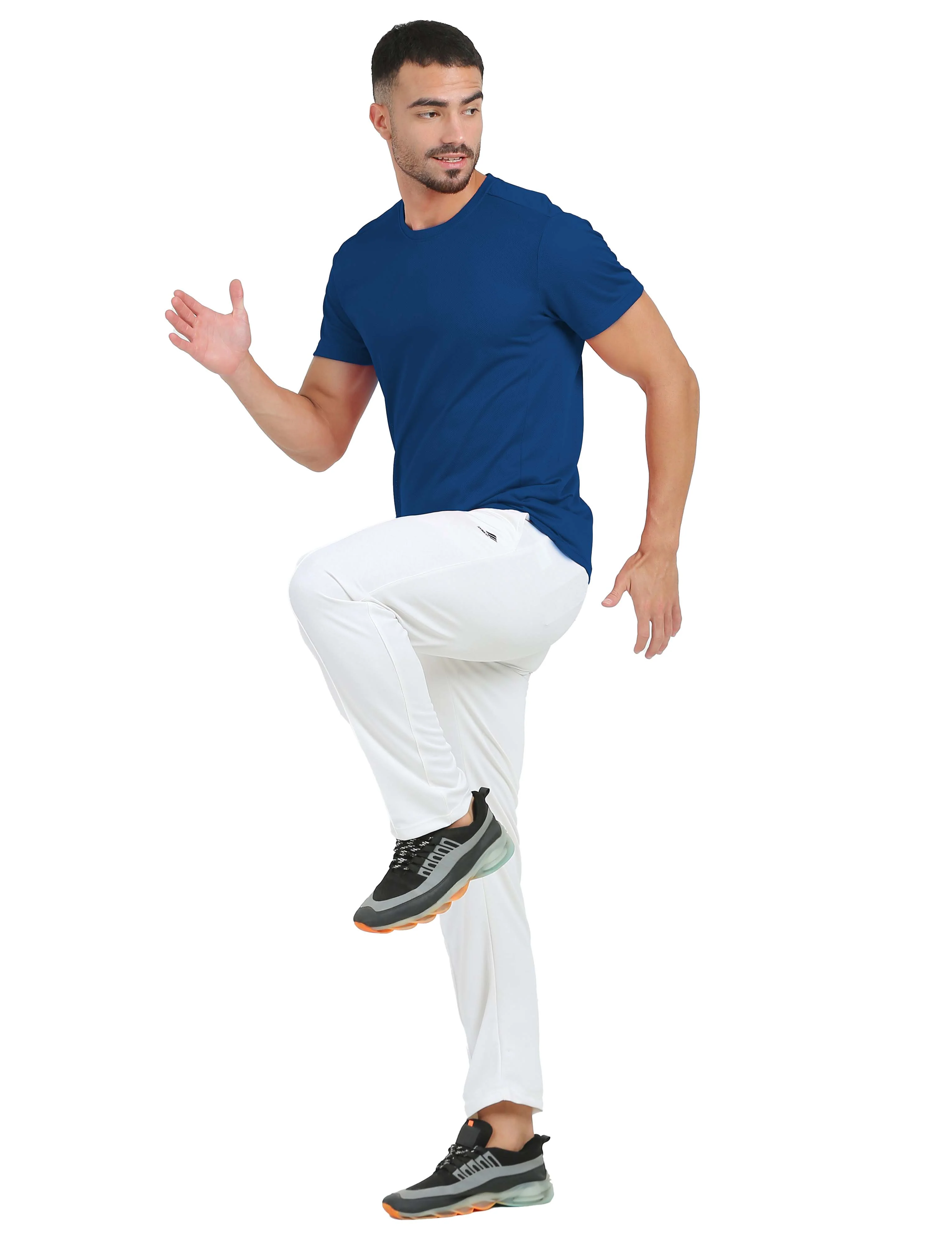 Synco Flo Fit Sports Tshirt For Men(Blue) -Sportswear & Activewear - Image 8