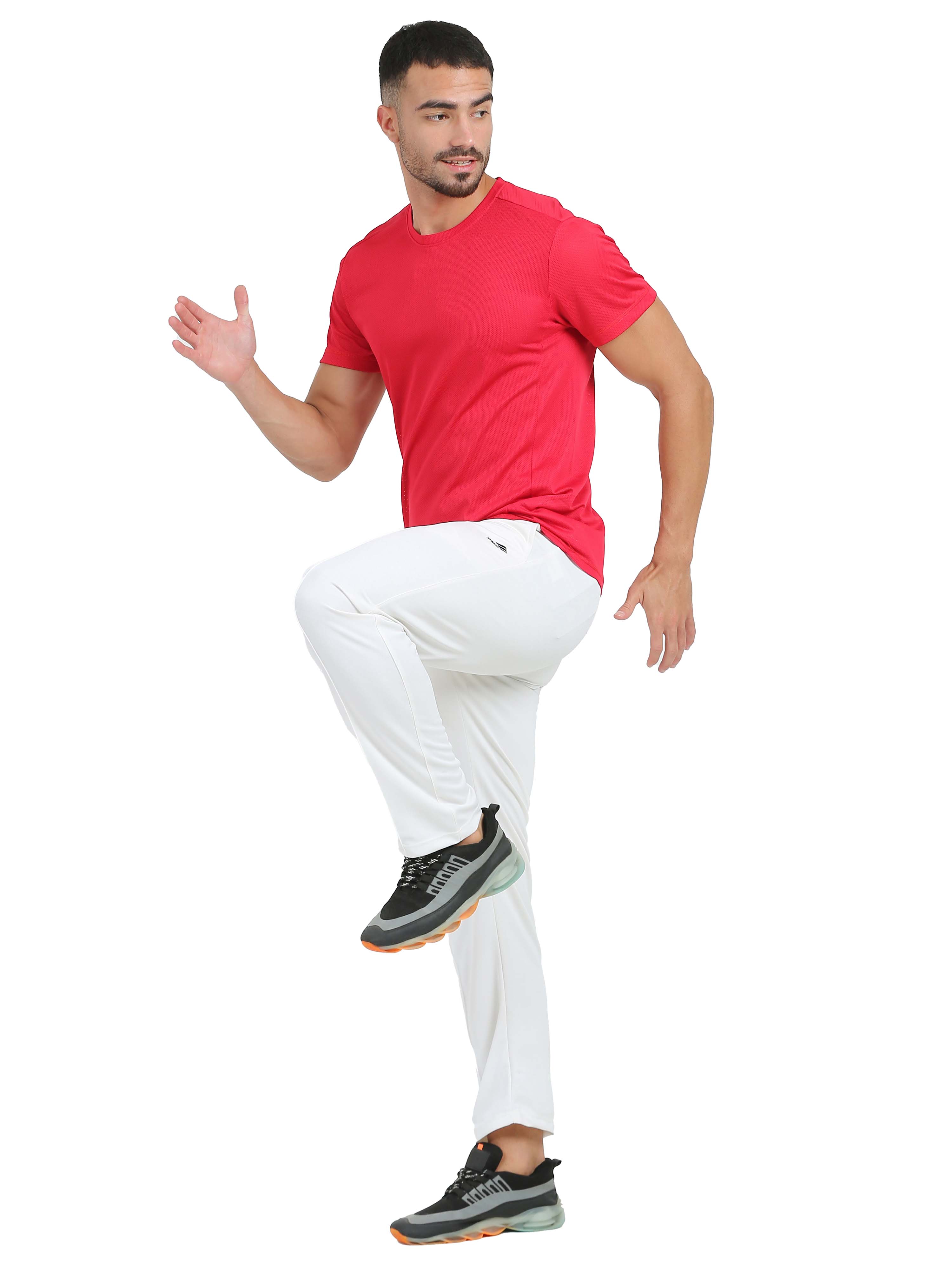 Synco Flo Fit Sports Tshirt Men(Red) -Sportswear & Activewear - Image 8