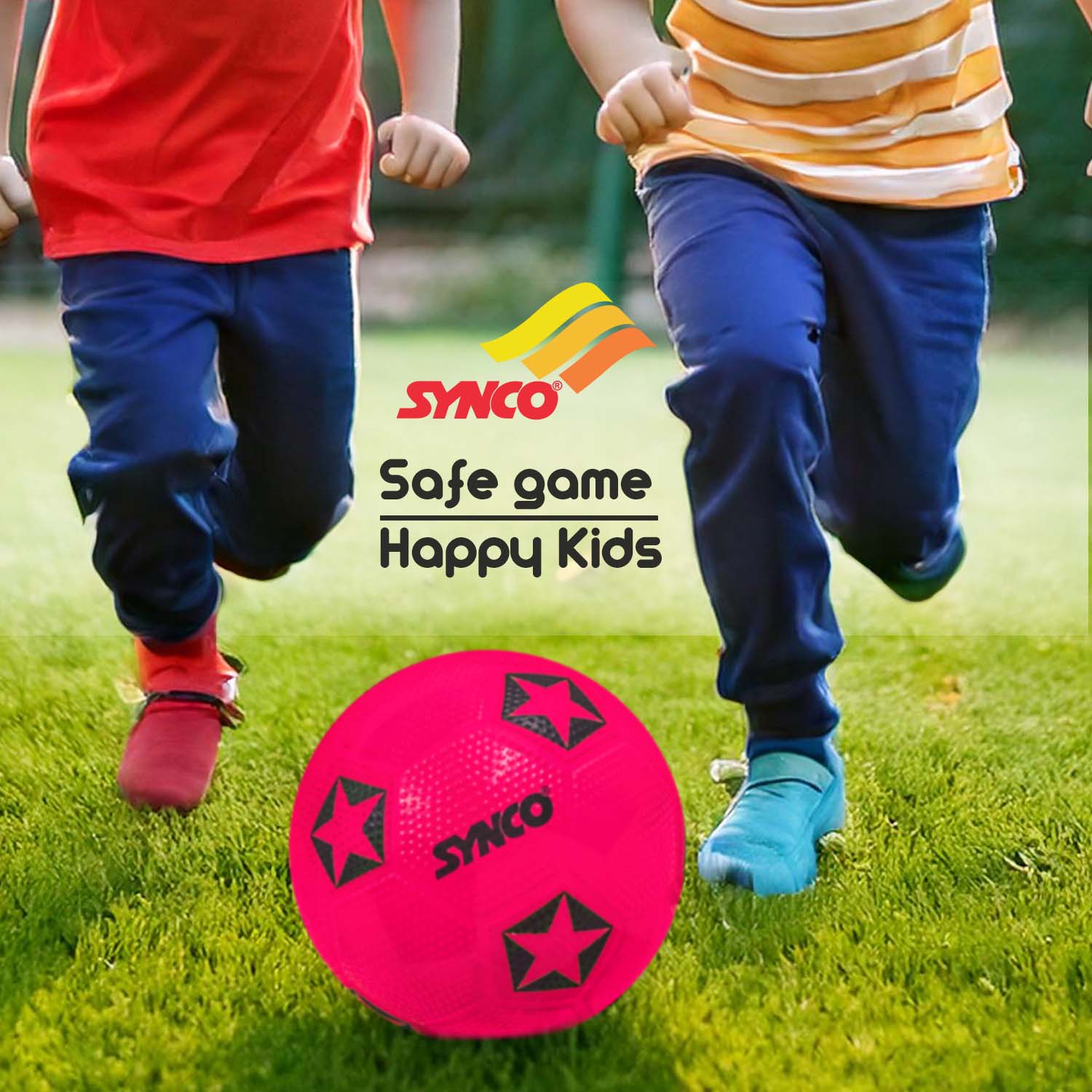 Synco Home Play Football for Kids | Beach Ball | Soft Toy Ball | Size- 4 - Image 6