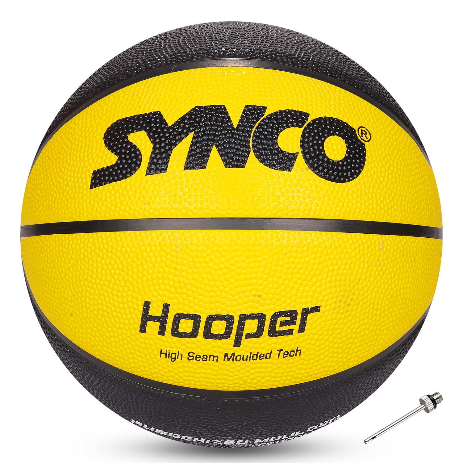 Synco Hooper Basketball (Size-5) Yellow-Black