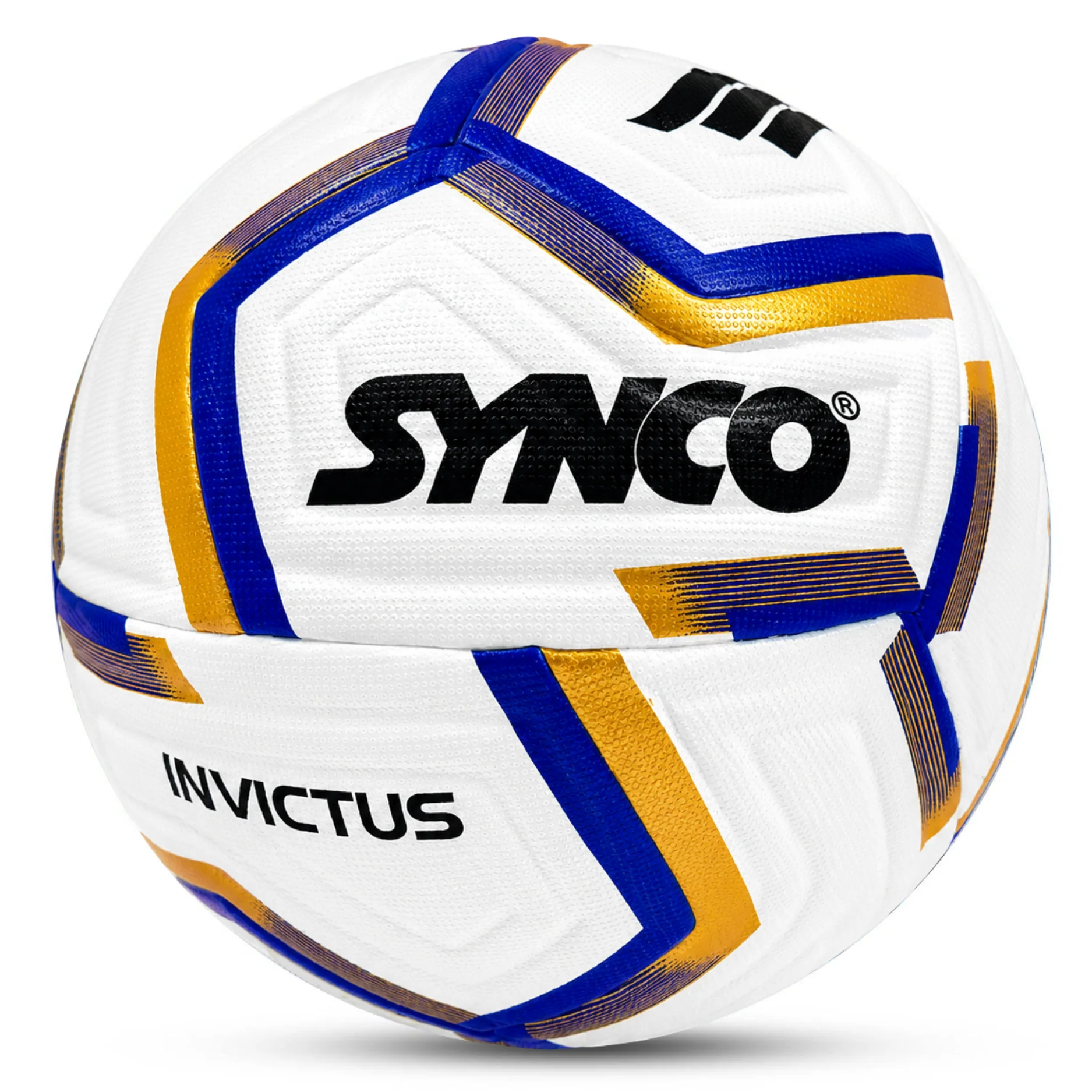 Professional Football ball - Invictus Fusion Bond Ball with Thermobond and Embossed Technology, PU, Size 5 | Synco