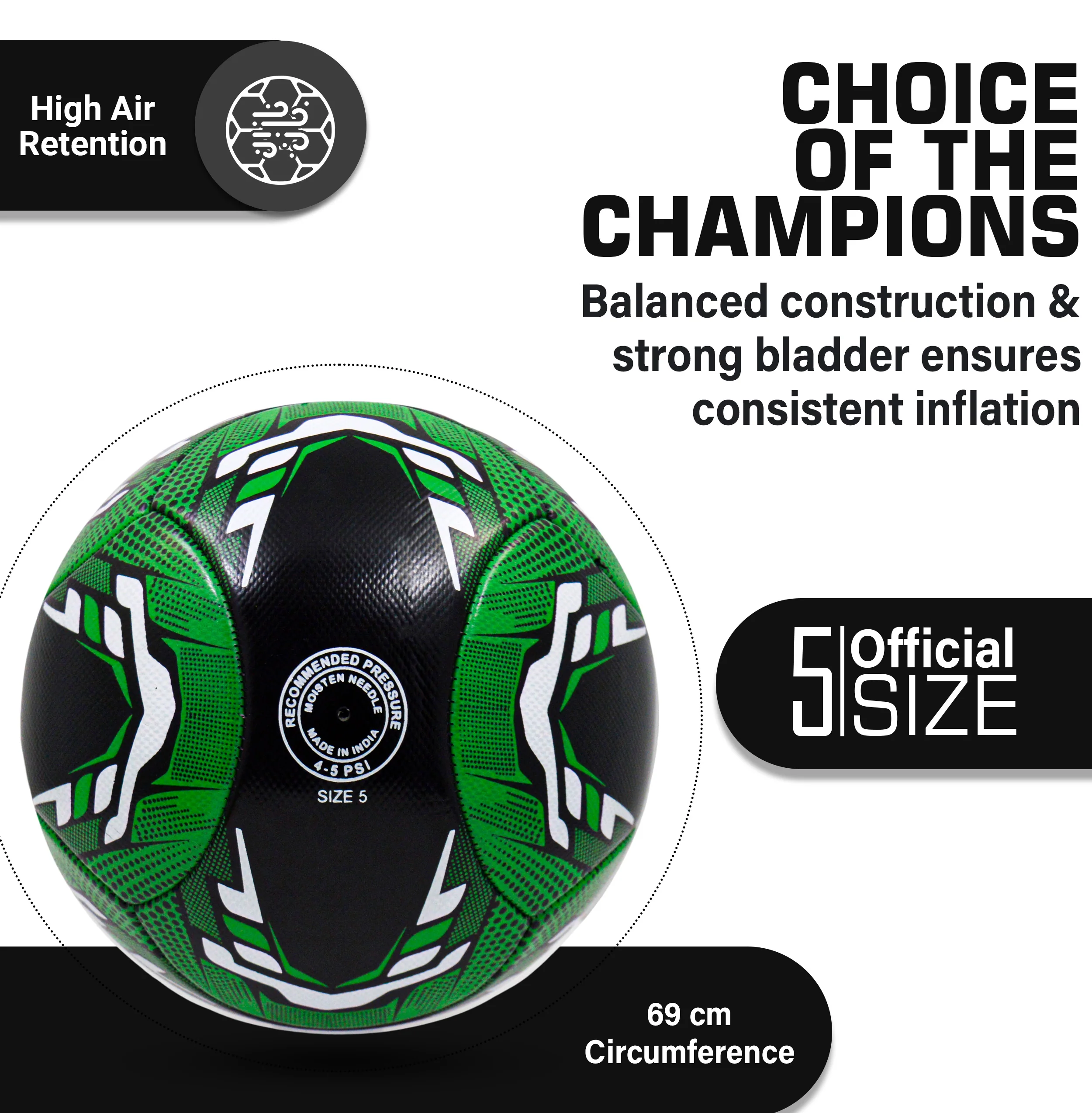 Synco Shield Football | Training Football Size- 5 - Image 5