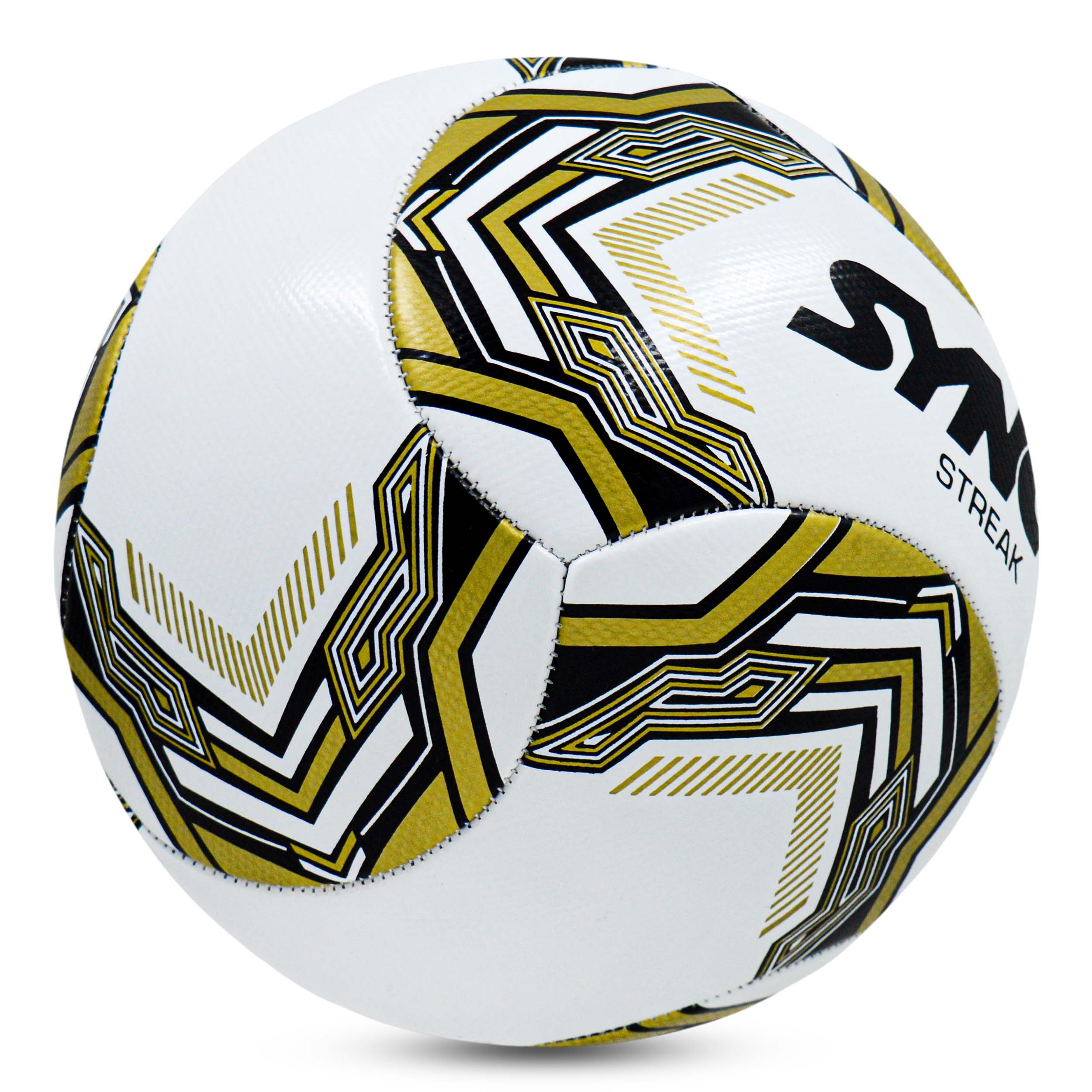Synco Streak Football, Training Football, 6 Panels PVC machine Stiched - Image 2