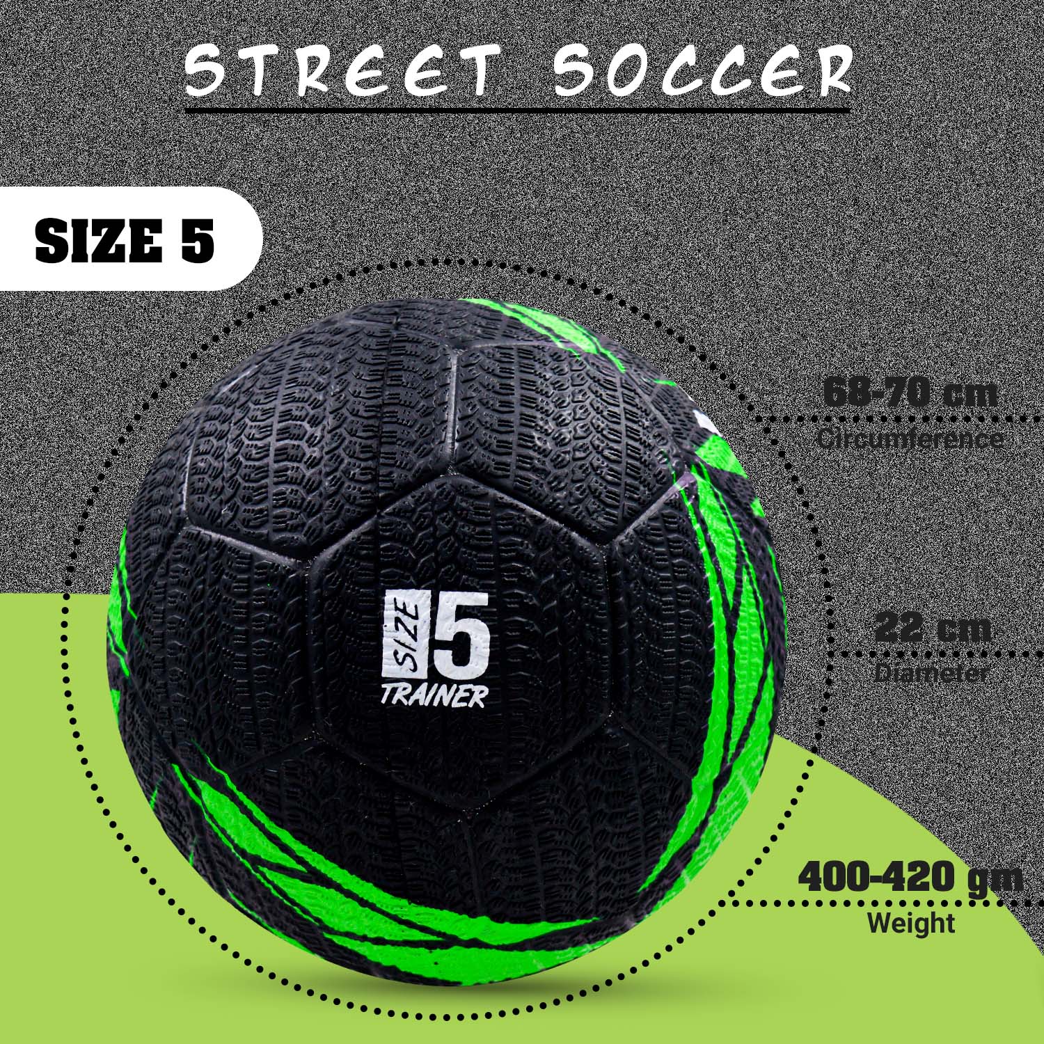 Synco Street Soccer Football (Size-5) - Image 4