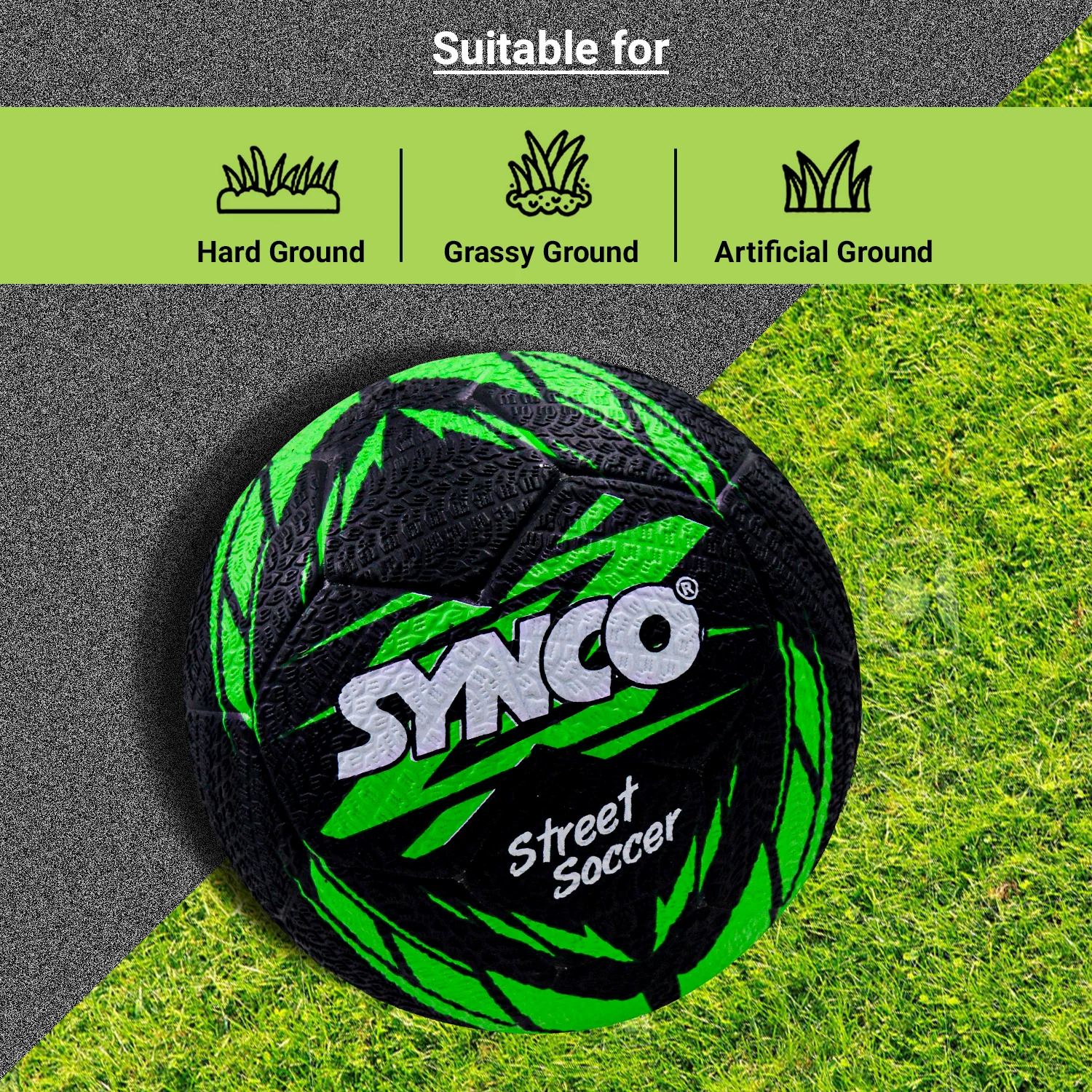 Synco Street Soccer Football (Size-5) - Image 6