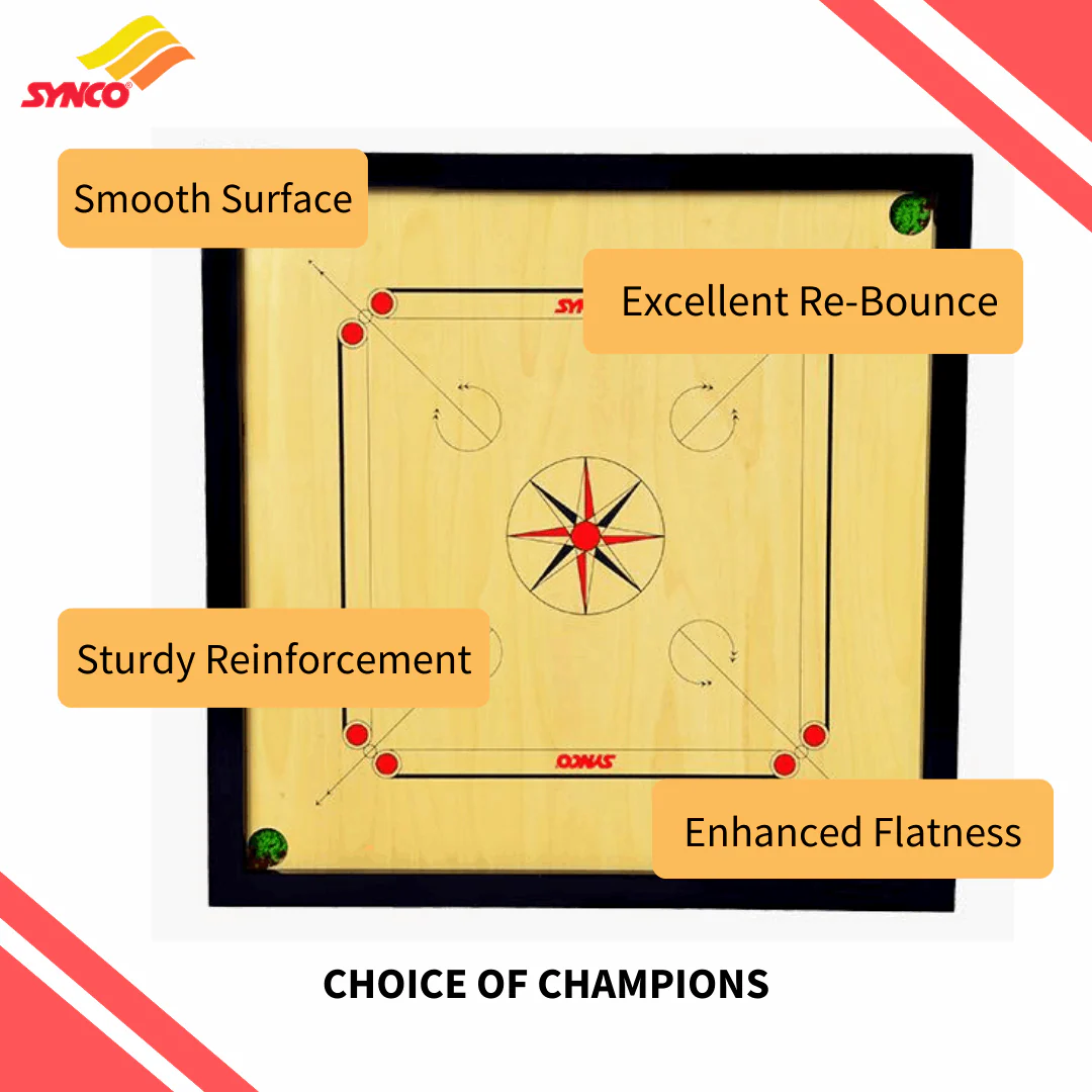 Synco Leadall 24inch Carrom Board for Kids - Image 2