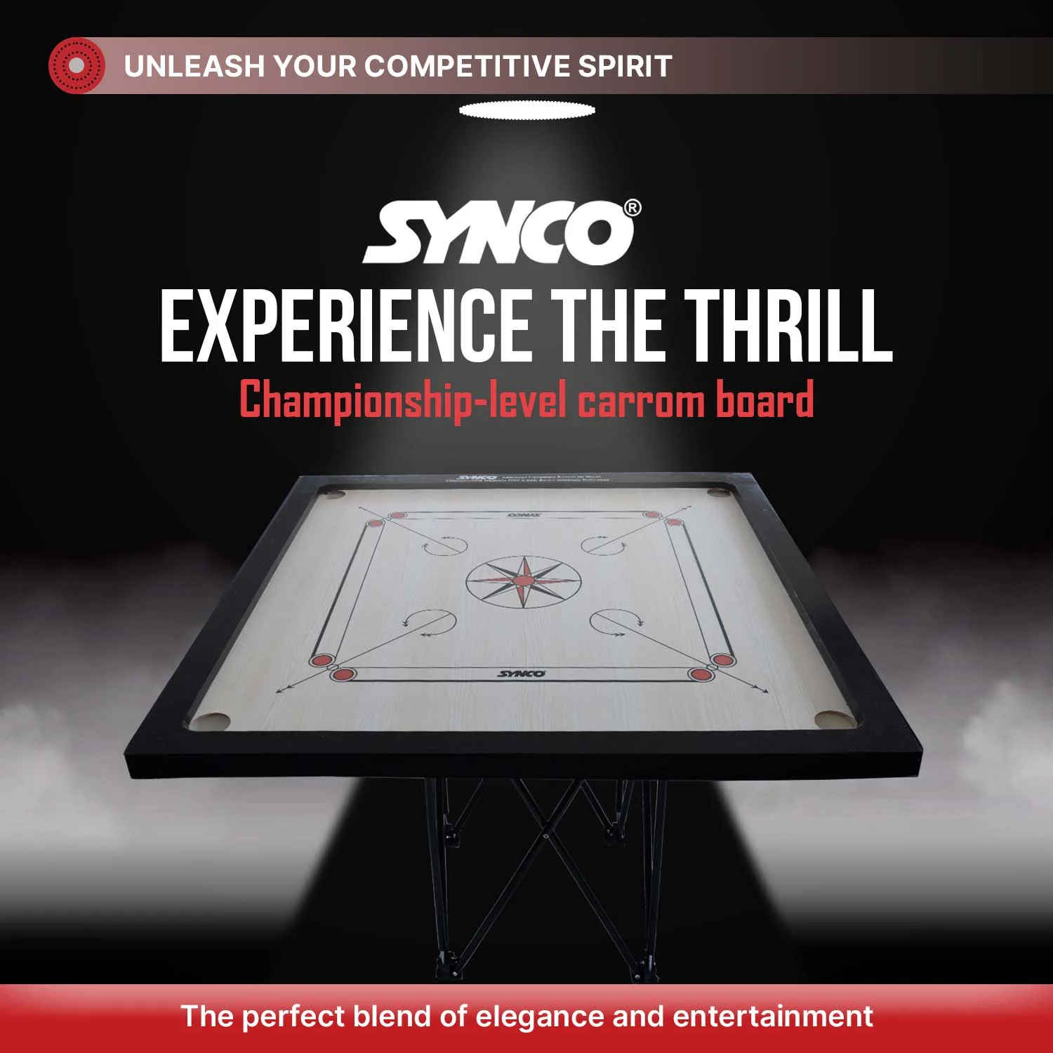 Synco 20 Inch Chakri Carrom Board for kids - Image 6