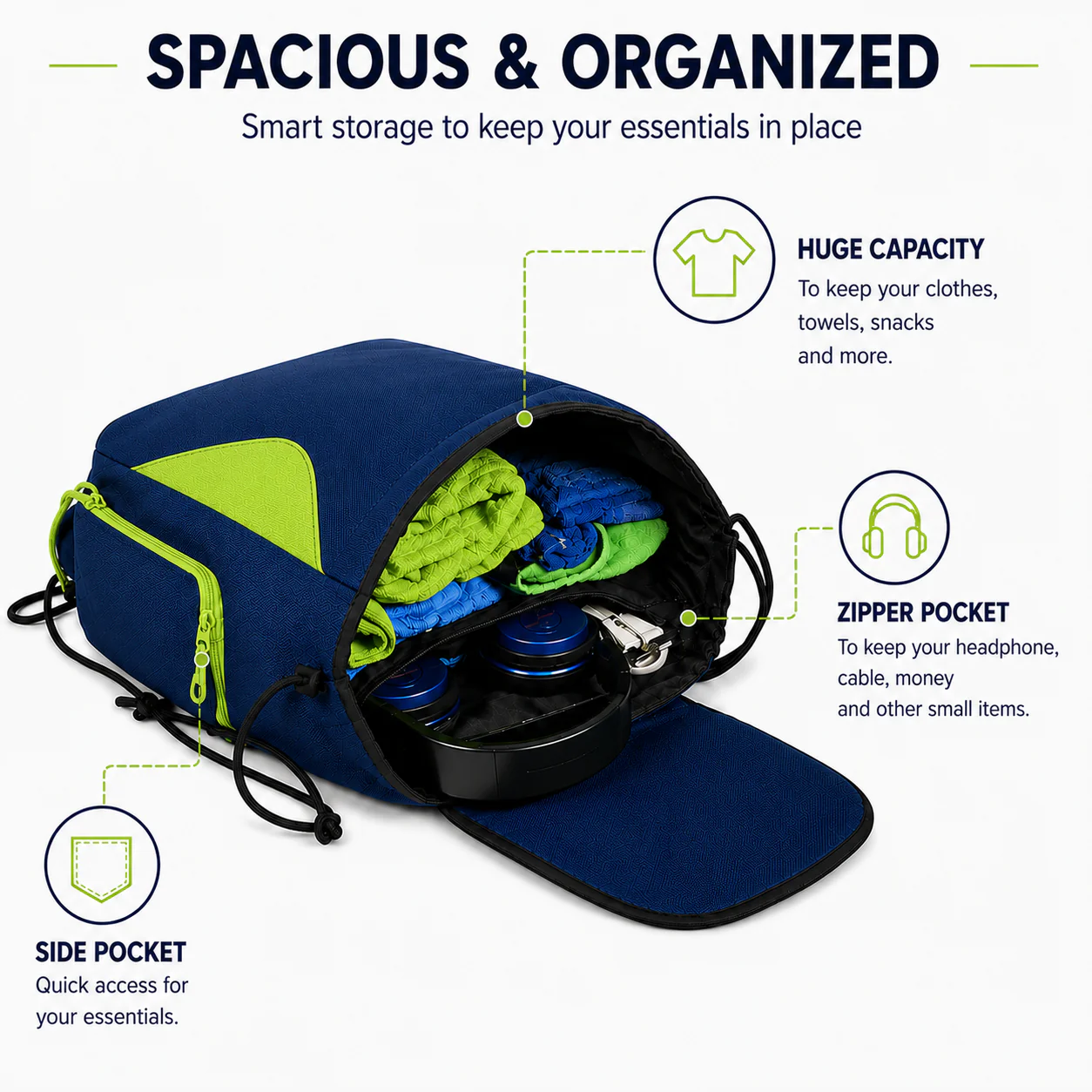 Synco Blaze Football Bag (Blue Green) - Image 5