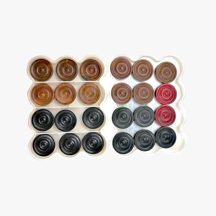 Synco Carrom Men Genius for Player with PVC box - Image 4