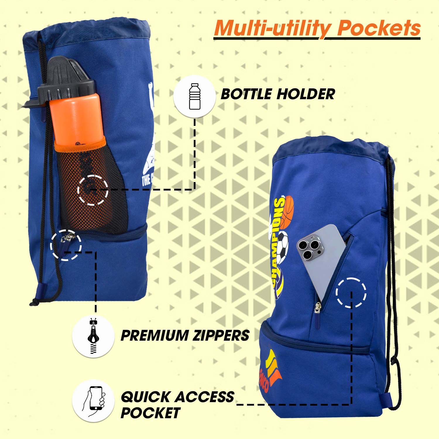Synco Champion Ball carry Bag - Image 4