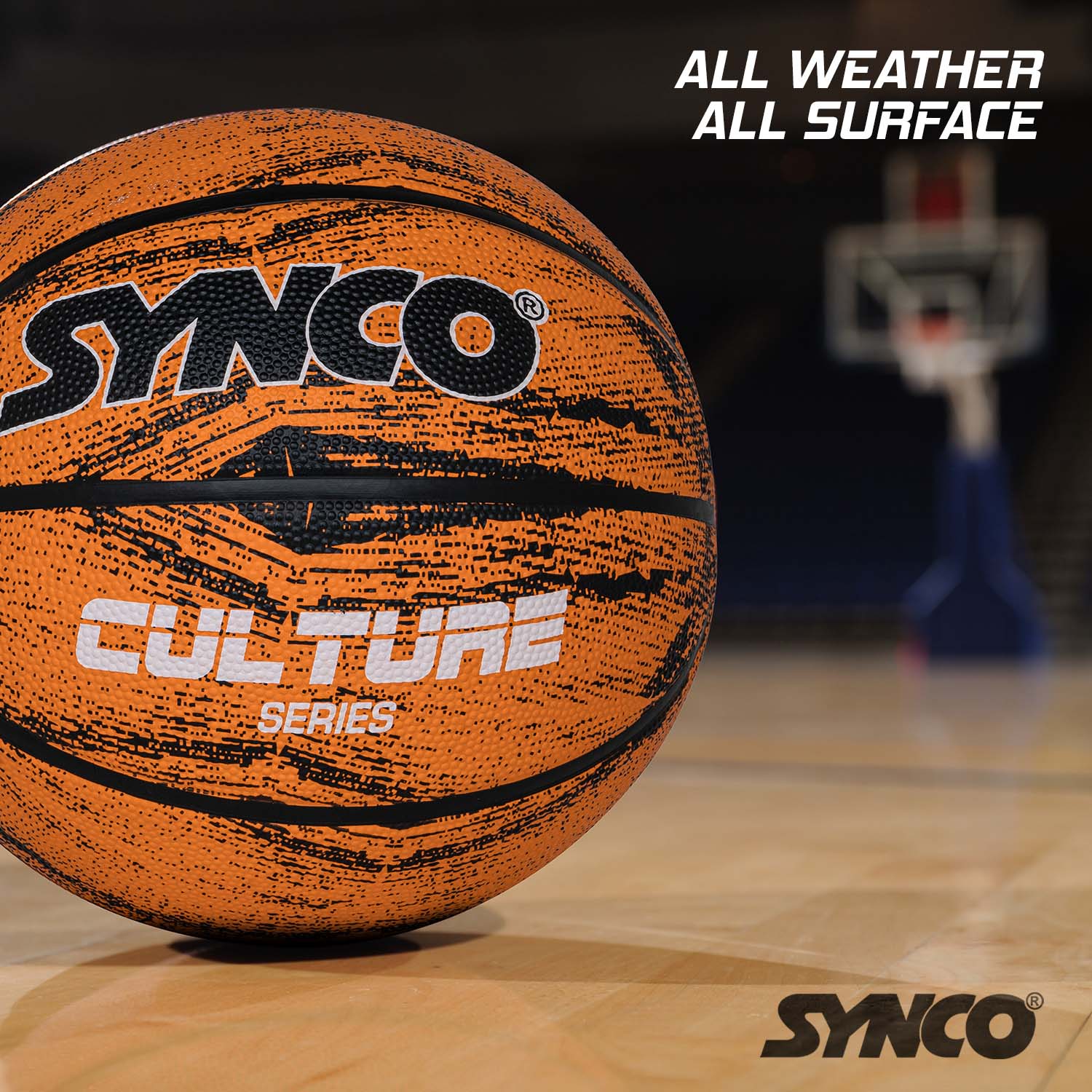 Synco Culture Basketball (Size-5) Orange - Image 4
