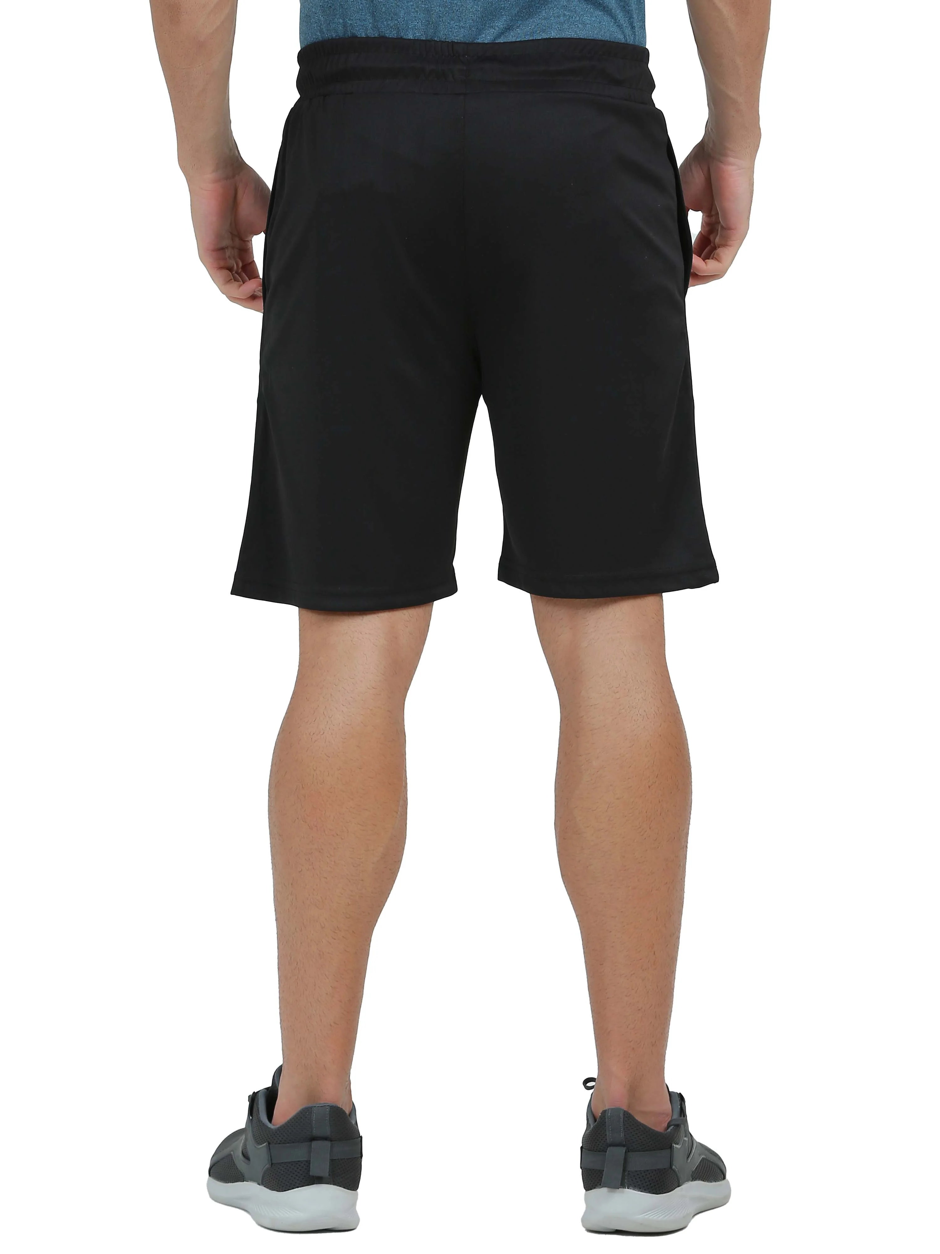 Synco Flex Active Sports Shorts for Men (Black) - Image 4