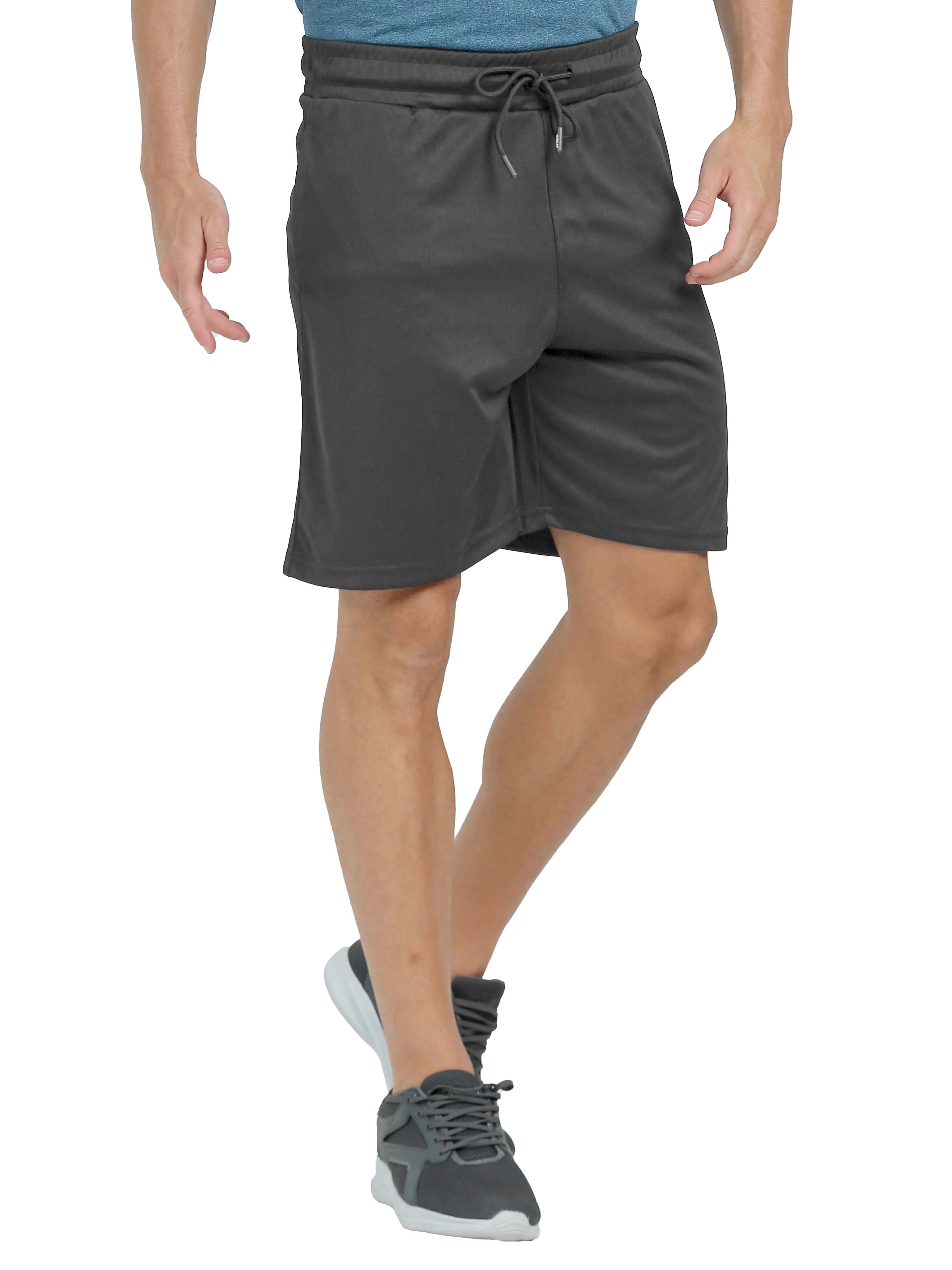 Synco Flex Active Sports Shorts for Men (Dark Grey) - Image 3