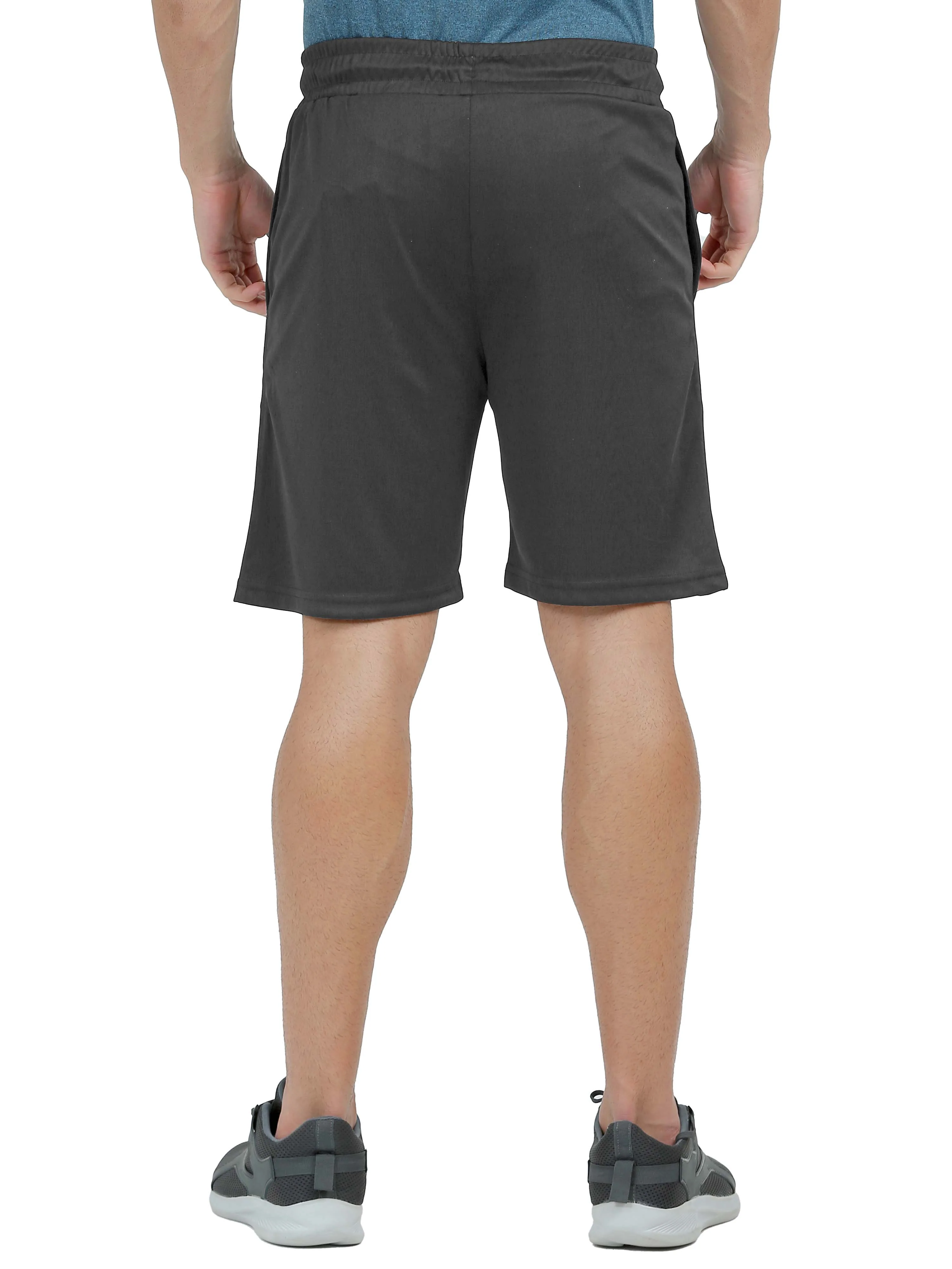 Synco Flex Active Sports Shorts for Men (Dark Grey) - Image 4