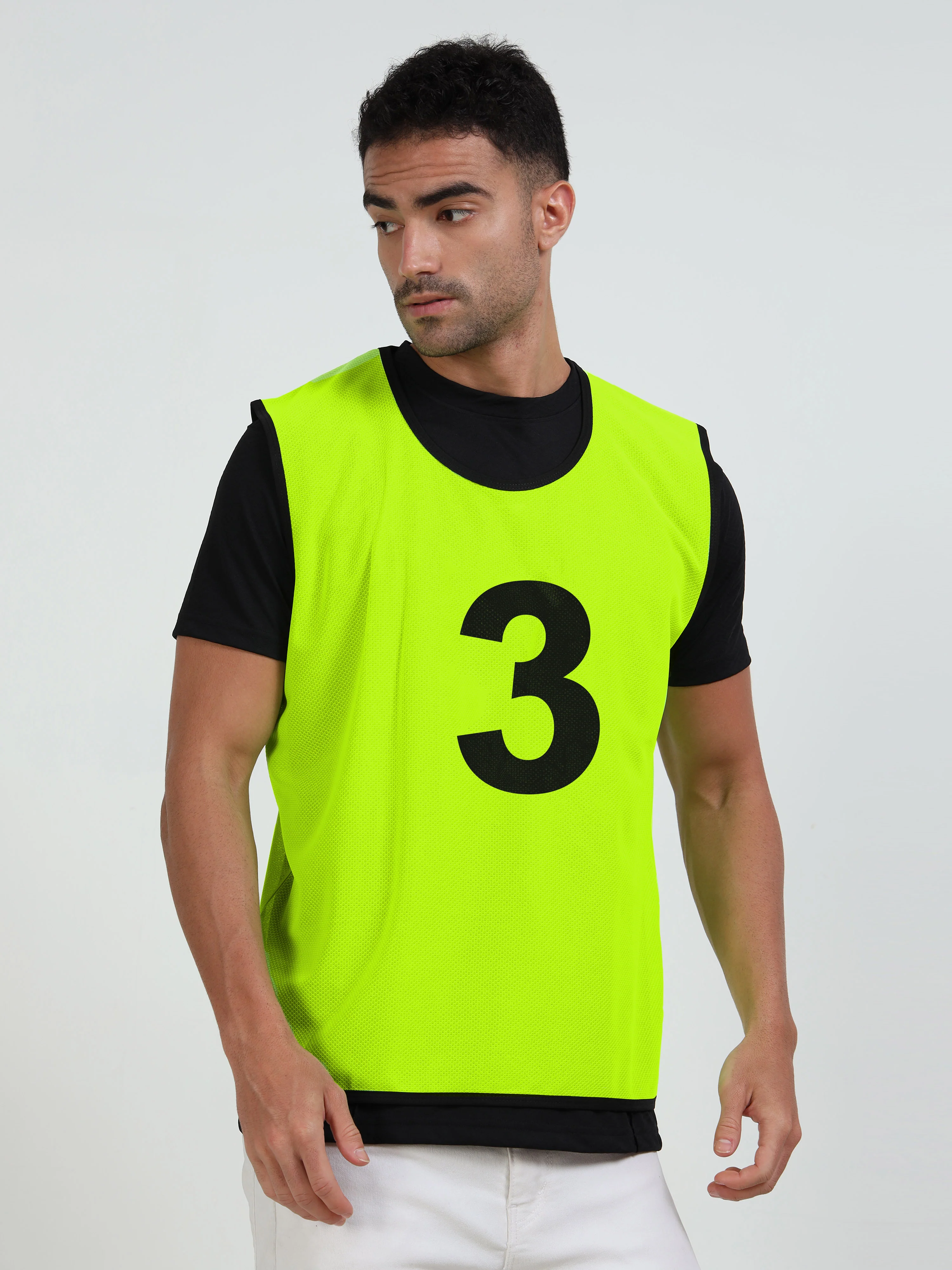Synco Football Training Bibs – Set of 12 | 1 to 12 Numbered - Image 3