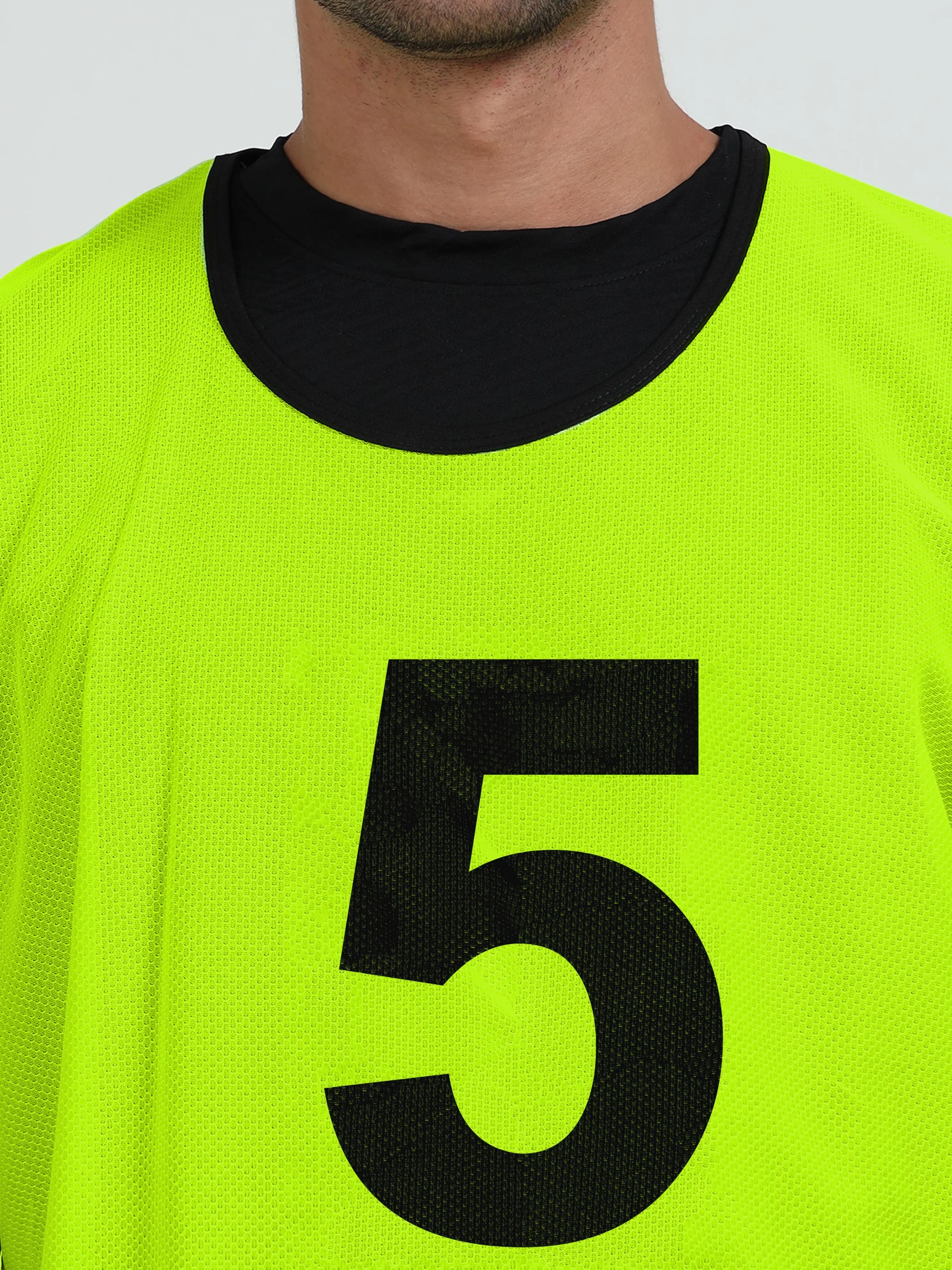 Synco Football Training Bibs – Set of 12 | 1 to 12 Numbered - Image 5