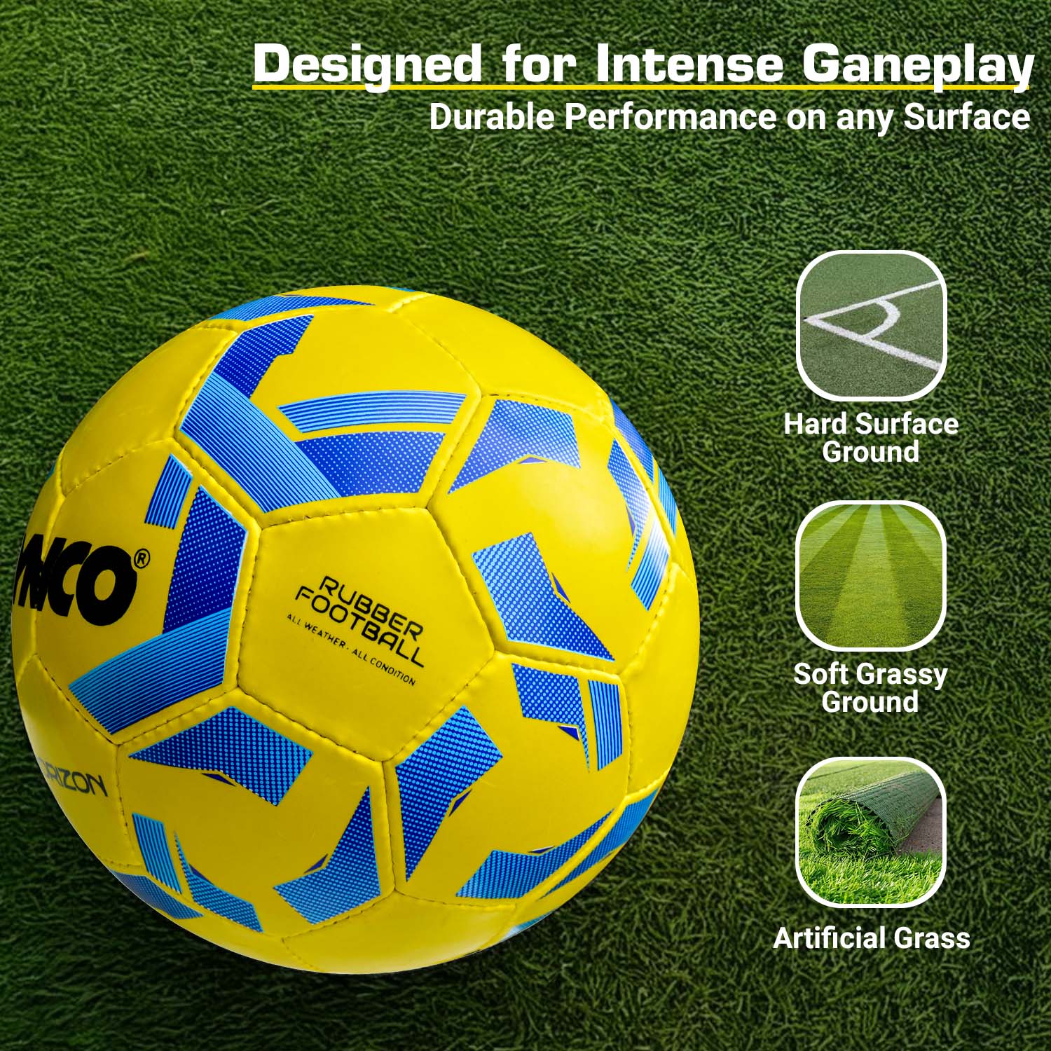 Synco Horizon football (Size-5) - Image 5