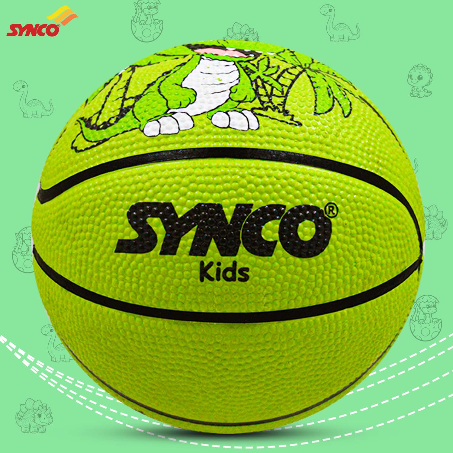 Synco Little Champ Basketball (Size-1) Green - Image 5
