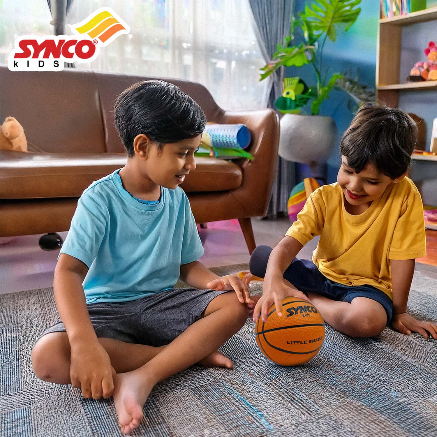Synco Little Champ Basketball (Size-1) Orange - Image 6
