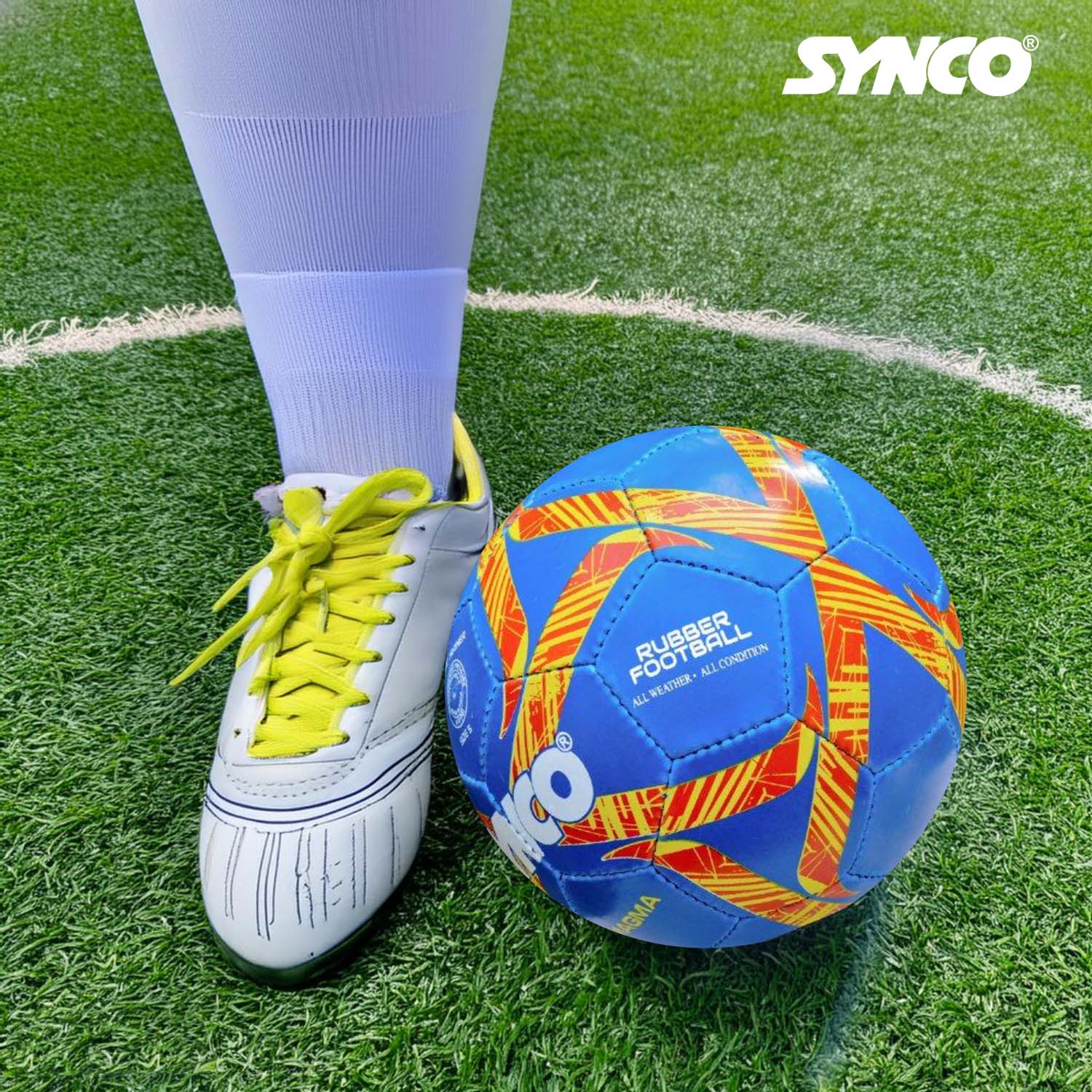 Synco Magma football (Size-5) - Image 7