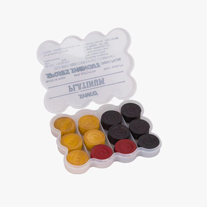 Synco Platinum Carrom coins with special PVC box - Image 2