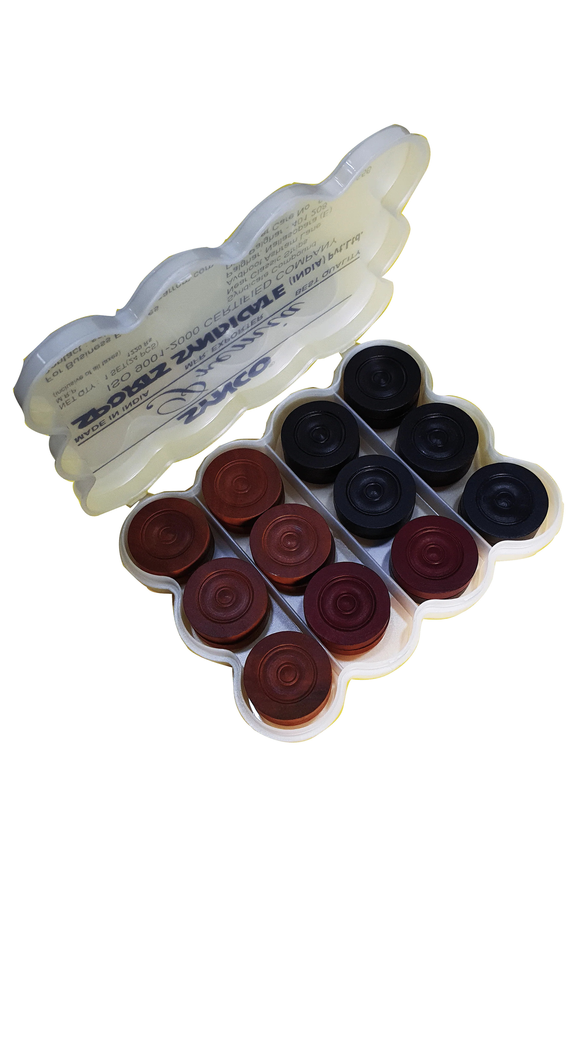 Synco Premia Carrom Board Coins in PVC Box - Image 2