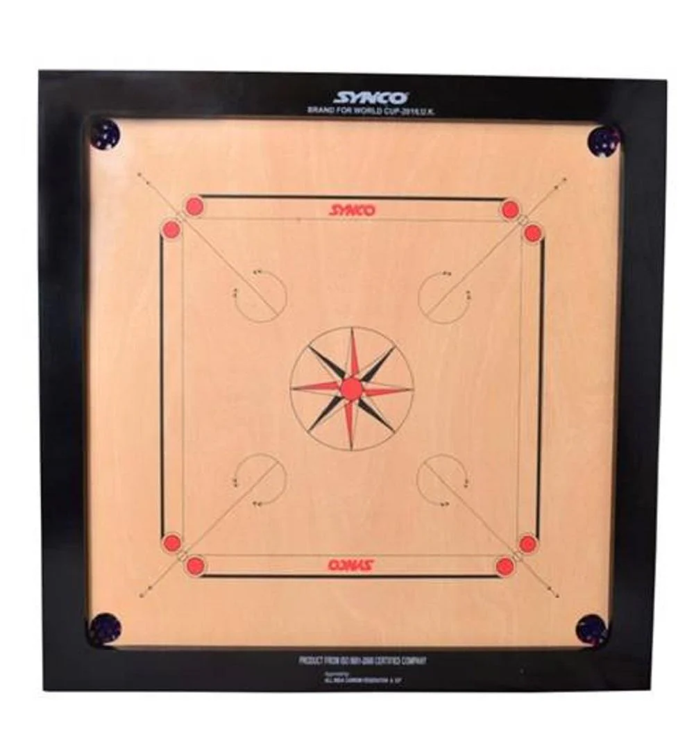 Synco Speedway 4mm Full Size Carrom Board - Image 4