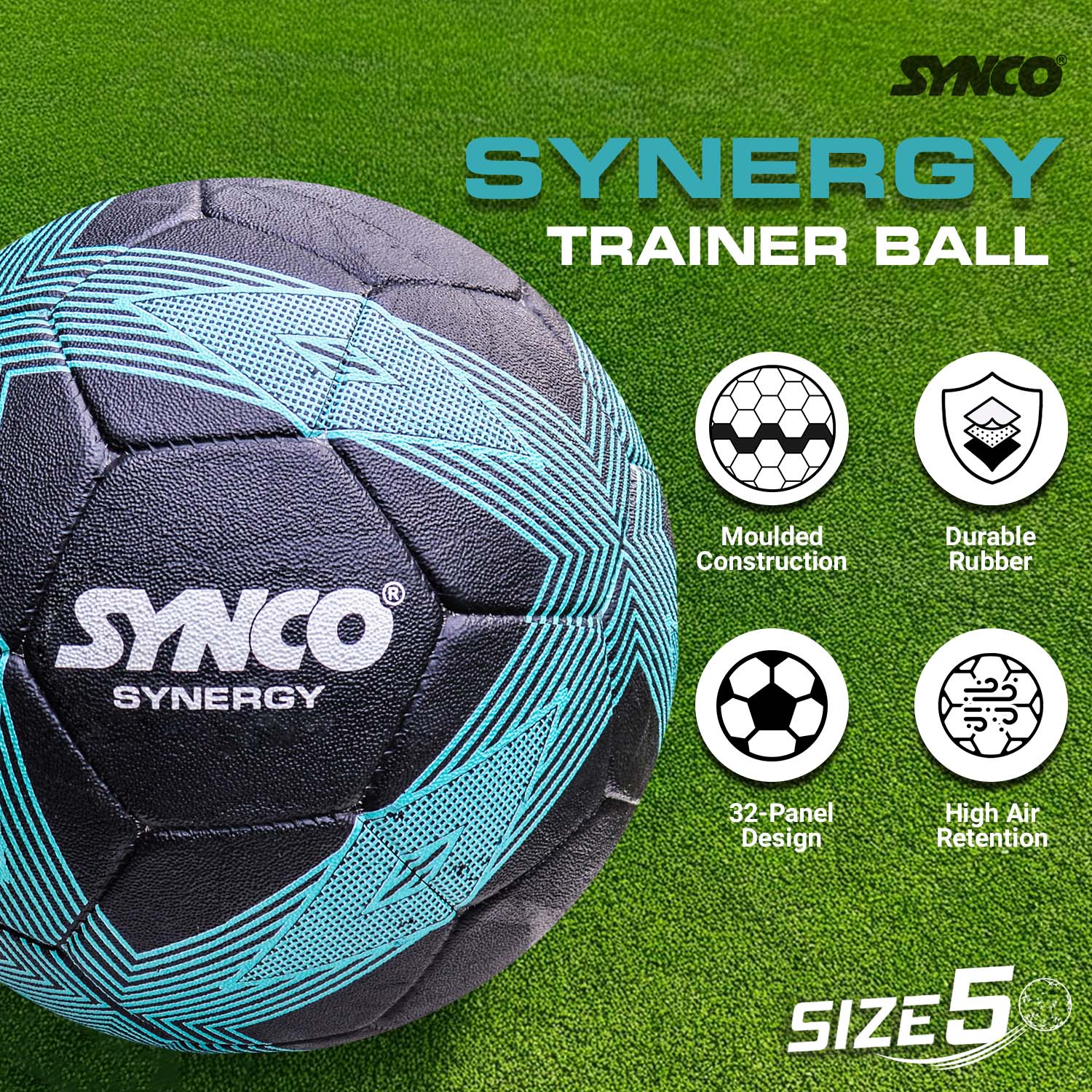Synco Synergy football (Size-5) - Image 3