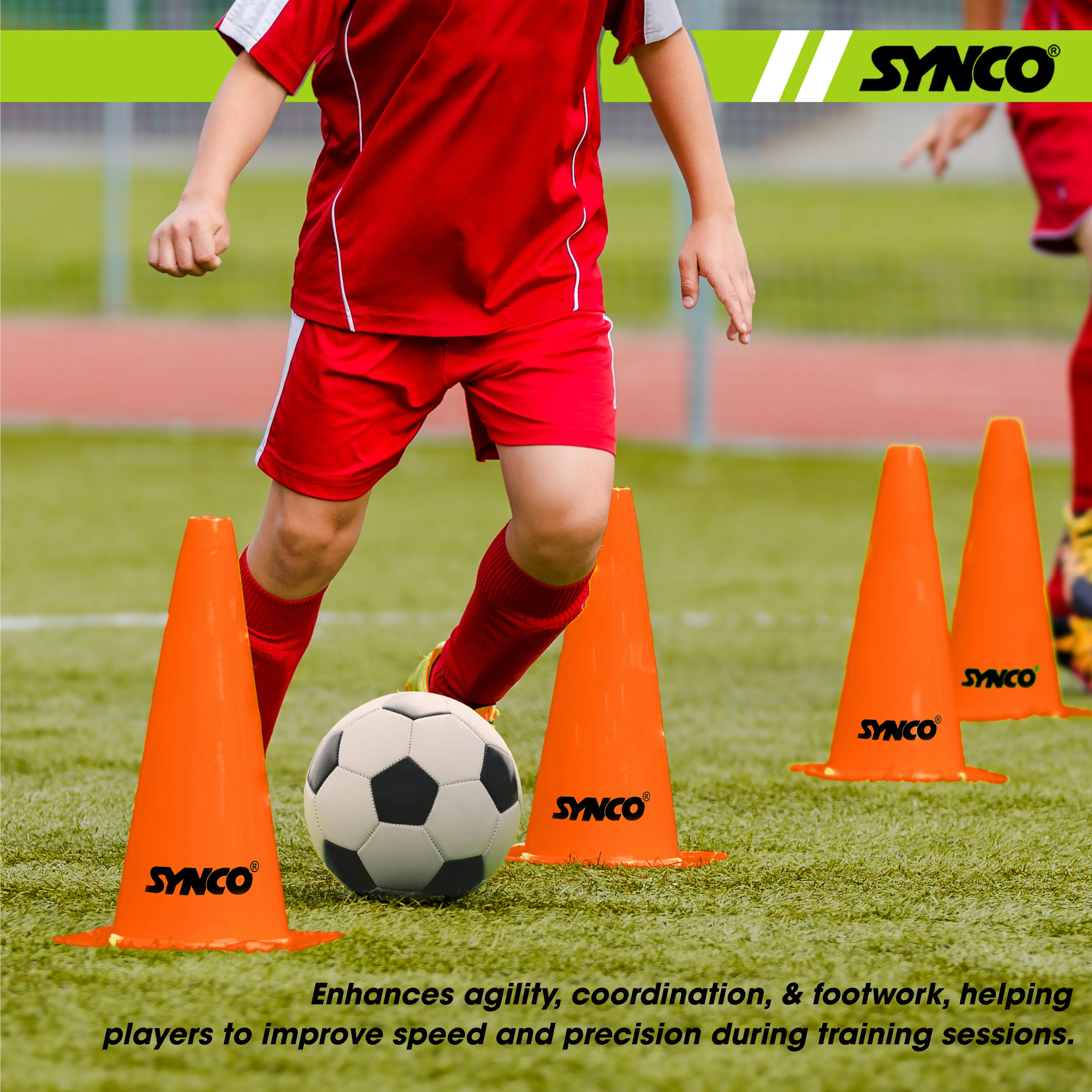 Synco Agility Traffic Cones (9 inch /12 inch) - Image 6