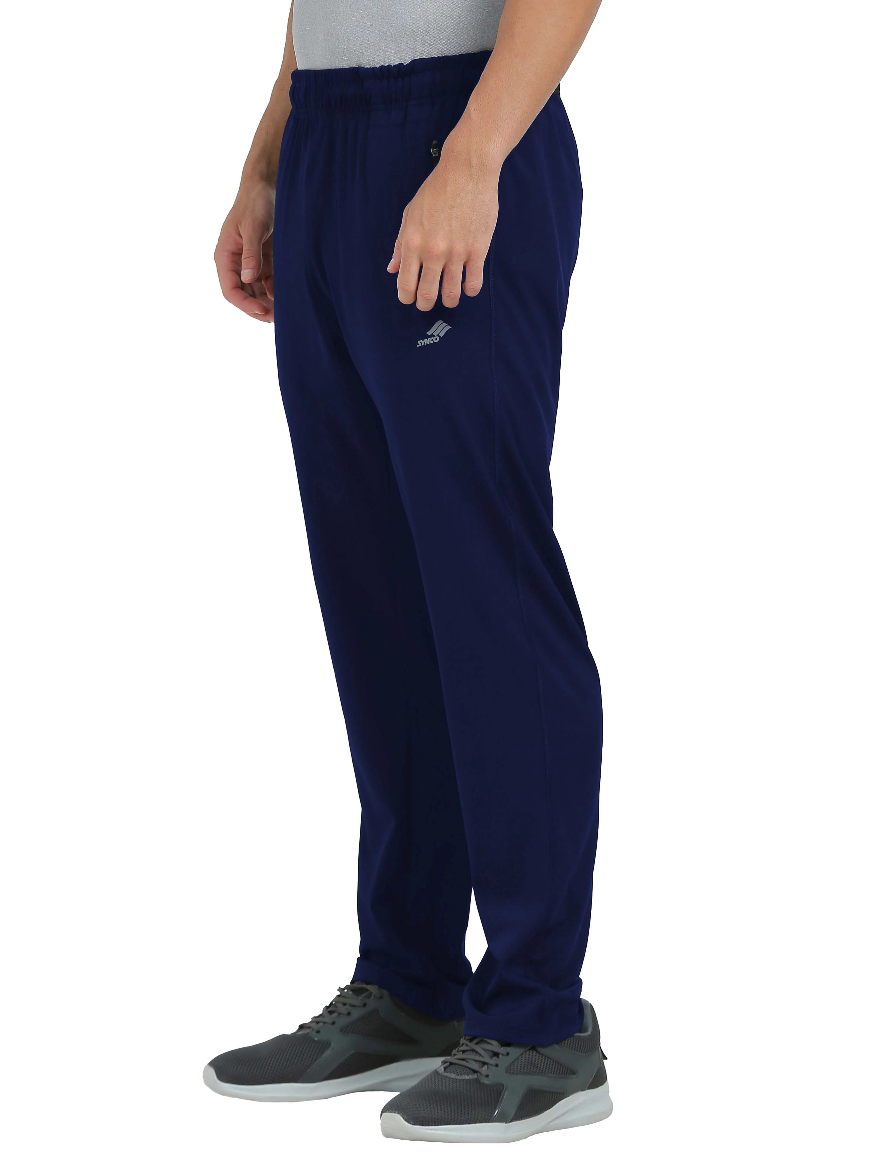 Synco Vogue Performance Trackpants For Men (Navy-Blue) - Image 2