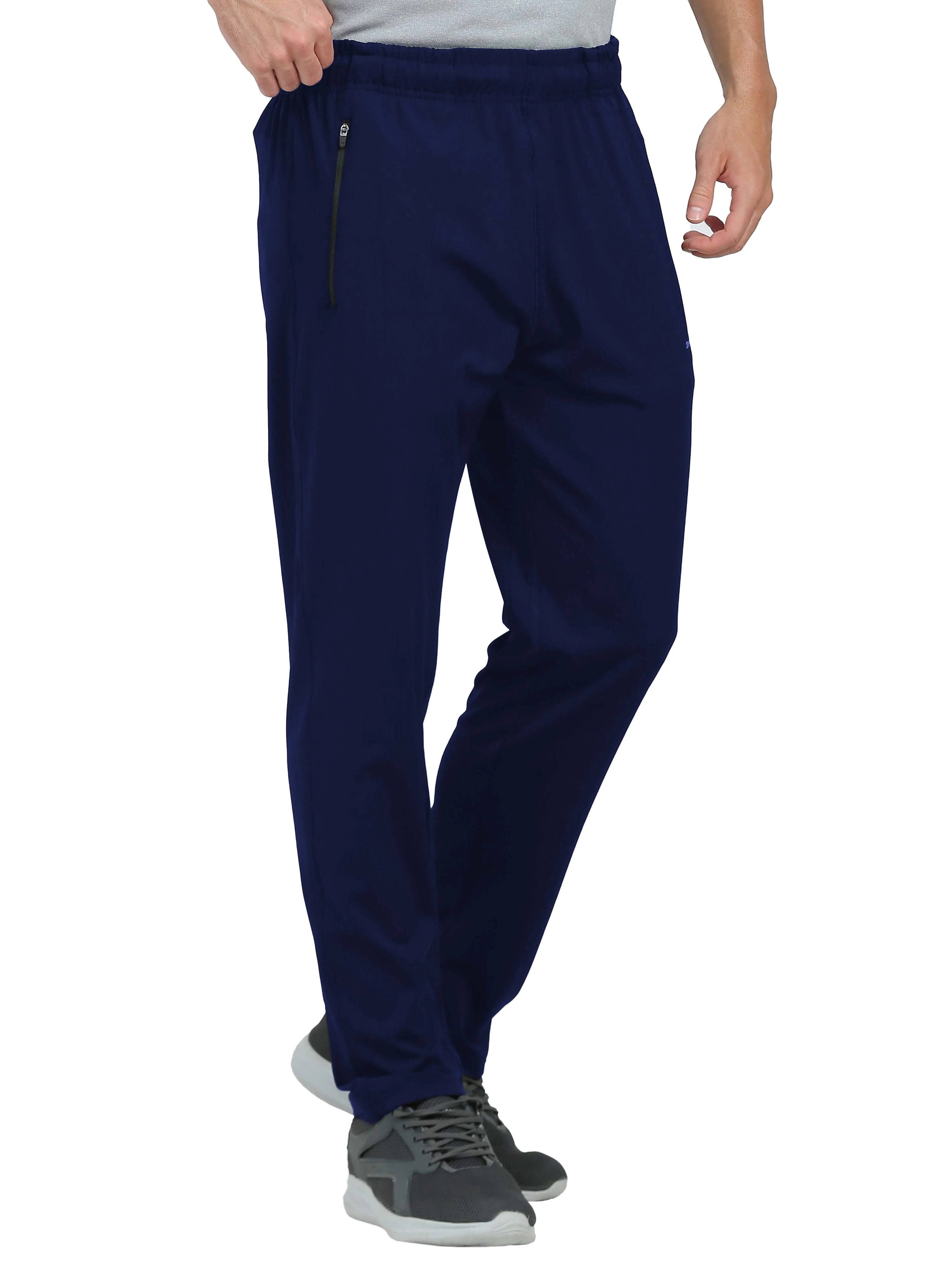 Synco Vogue Performance Trackpants For Men (Navy-Blue) - Image 3