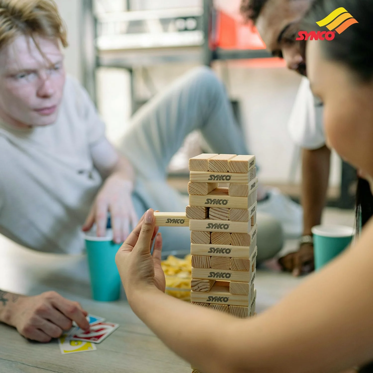 Synco Mini Tower Blocks Stacking Game - Image 4