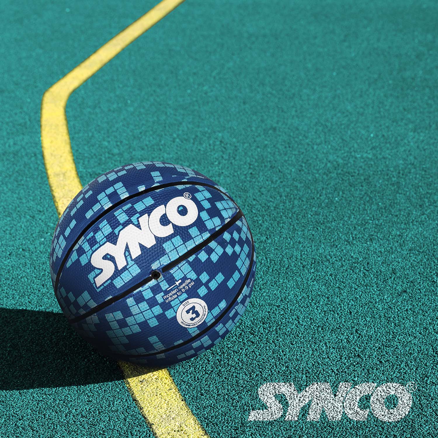 Synco Young Champ Basketball (Size-3) Blue - Image 4