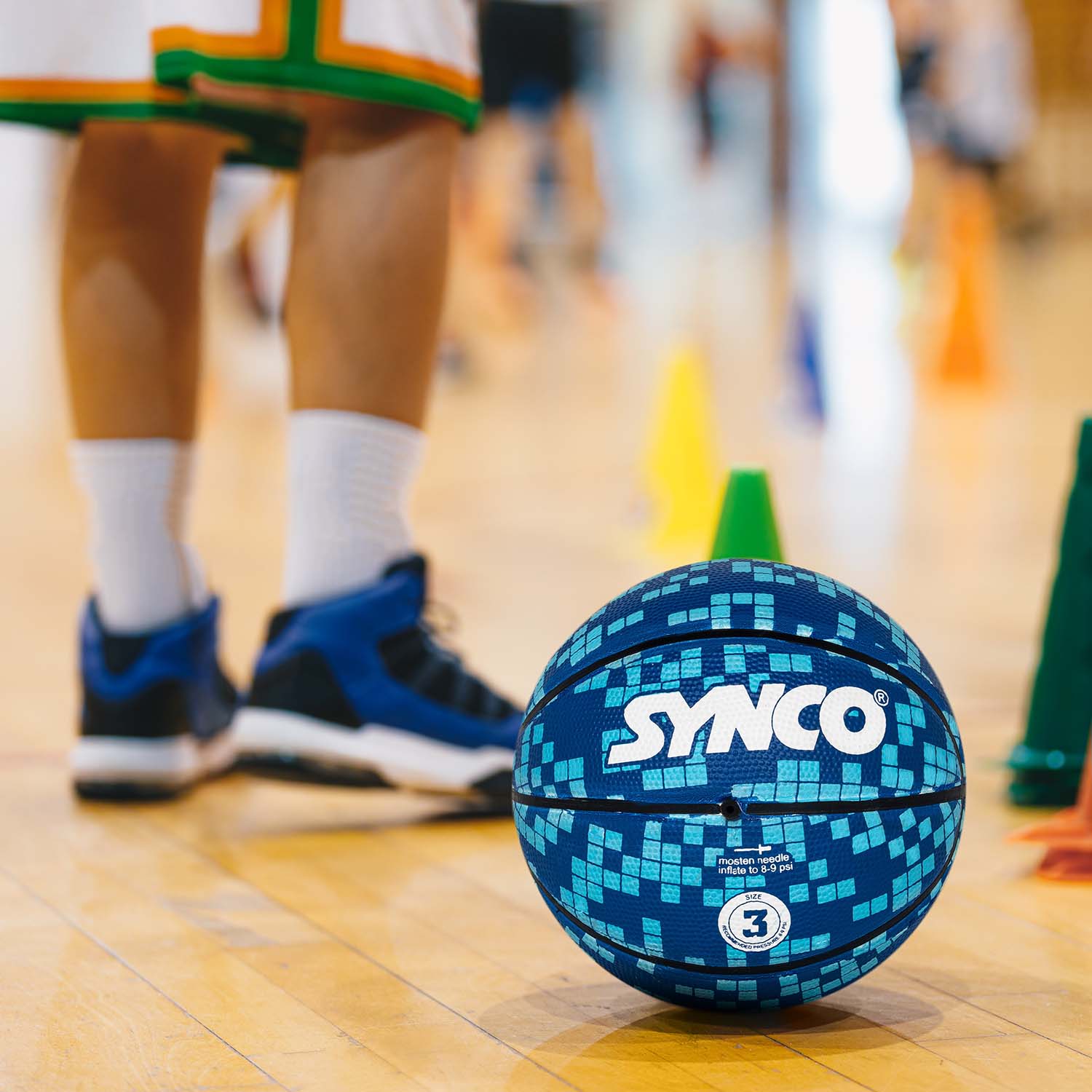 Synco Young Champ Basketball (Size-3) Blue - Image 5