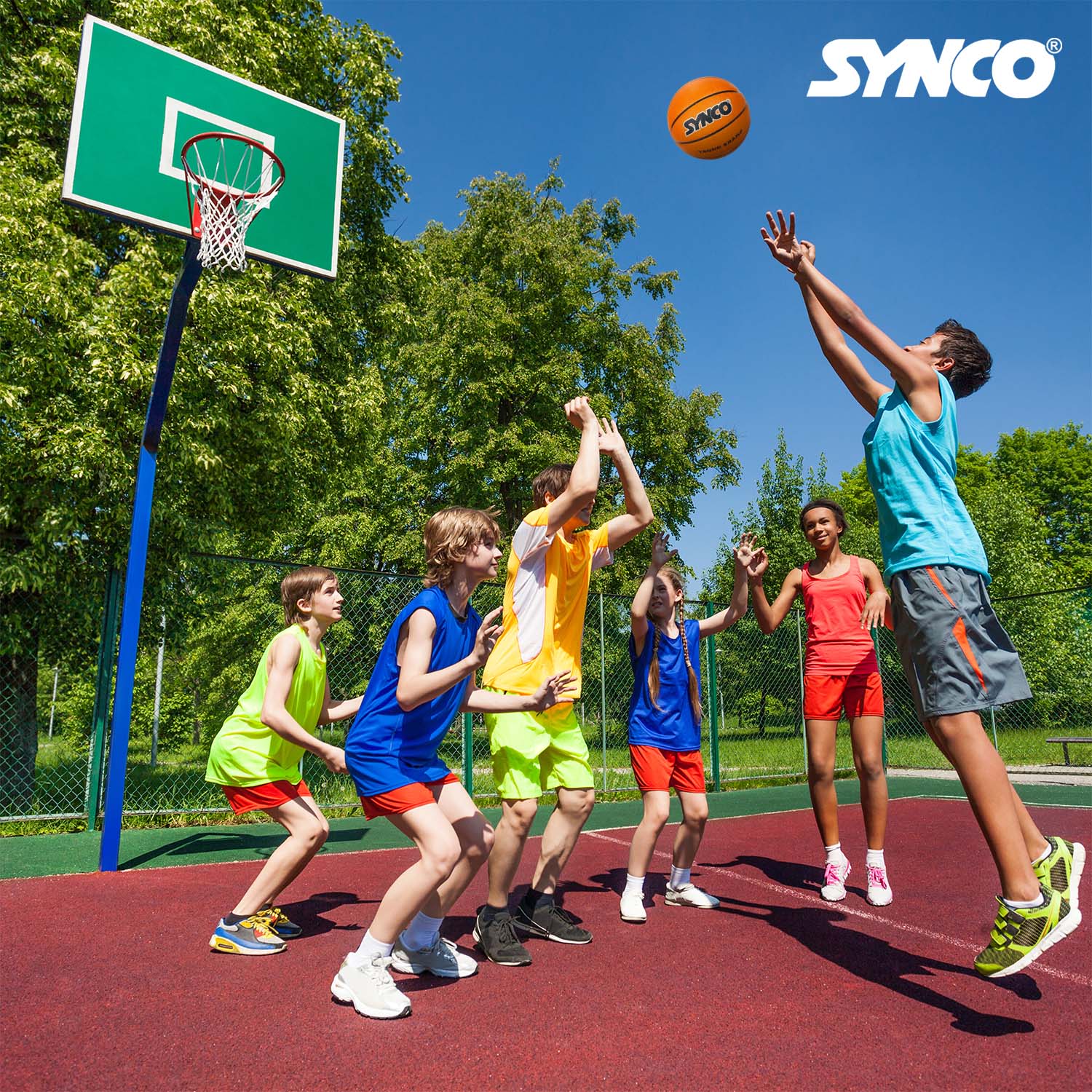 Synco Young Champ Basketball (Size-3) Orange - Image 6